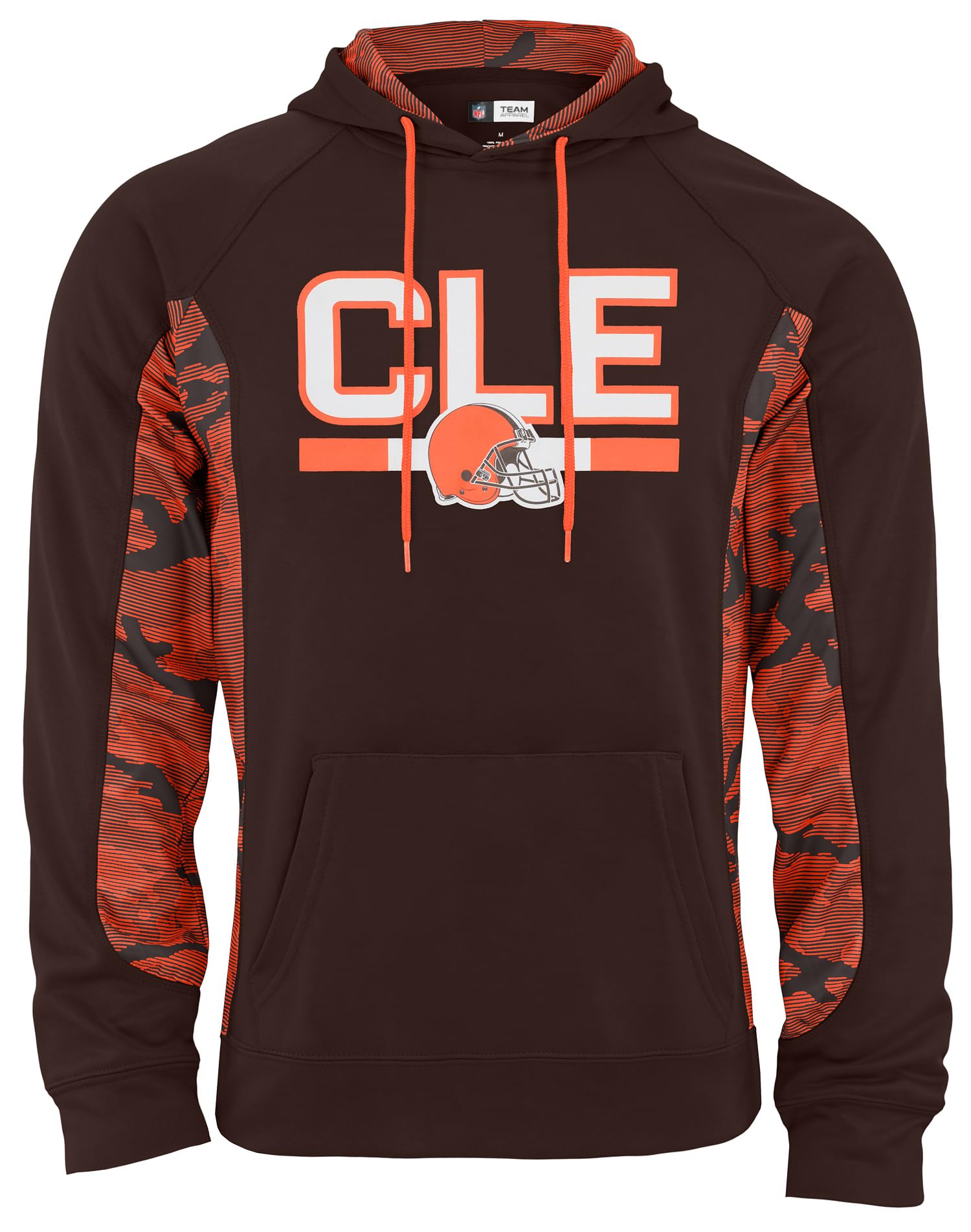 Hot Deal! Zubaz Men's NFL Elevated Camo Line Hoodie - Cleveland Browns