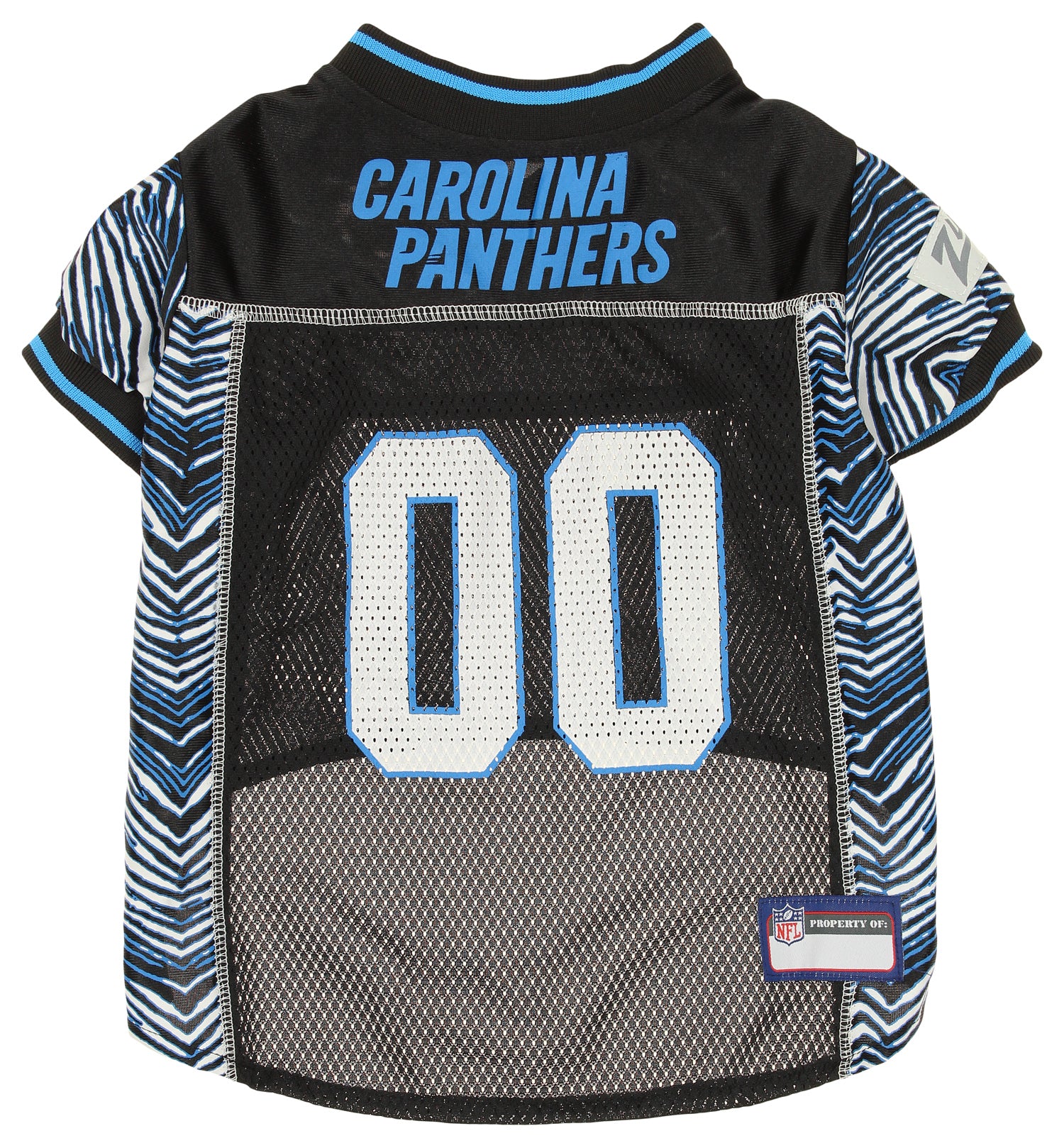 Zubaz X Pets First Breathable NFL Carolina Panthers Dog Team Jersey