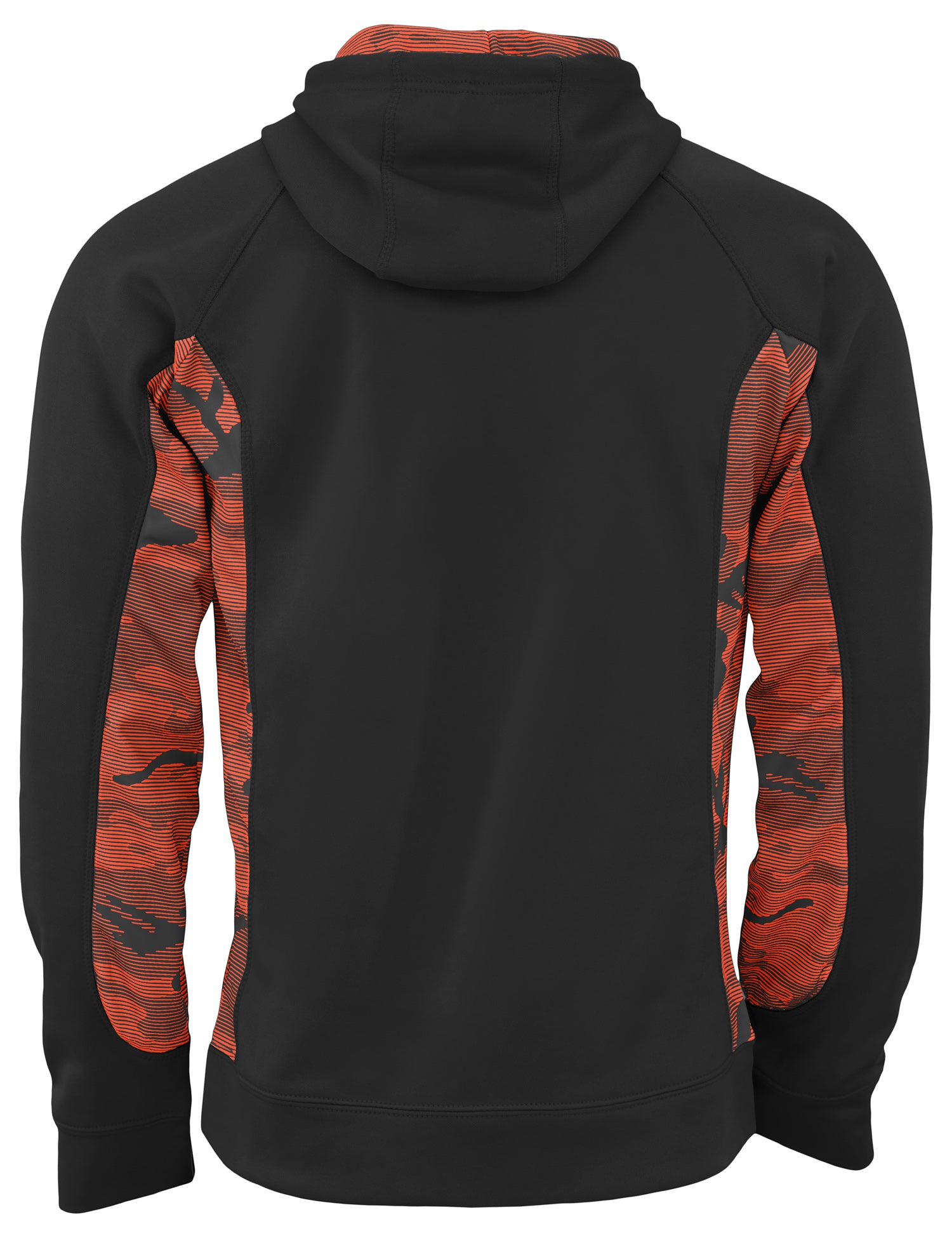 Zubaz NFL Men's Comfortable Camo-Lined Elevated Hoodie, Cincinnati Bengals