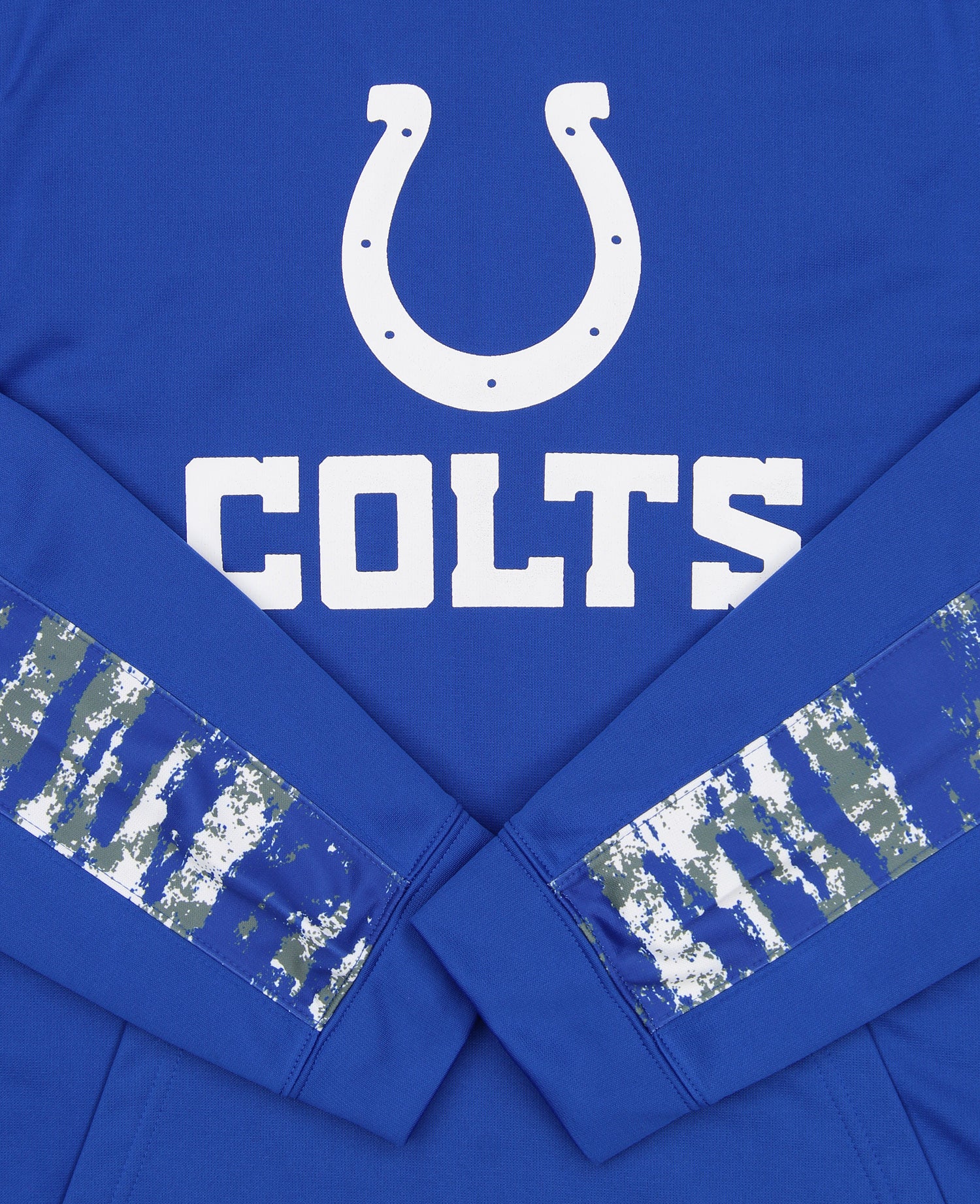 NFL Men's Indianapolis Colts Performance Fleece-Lined Hoodie with Oxide Sleeves