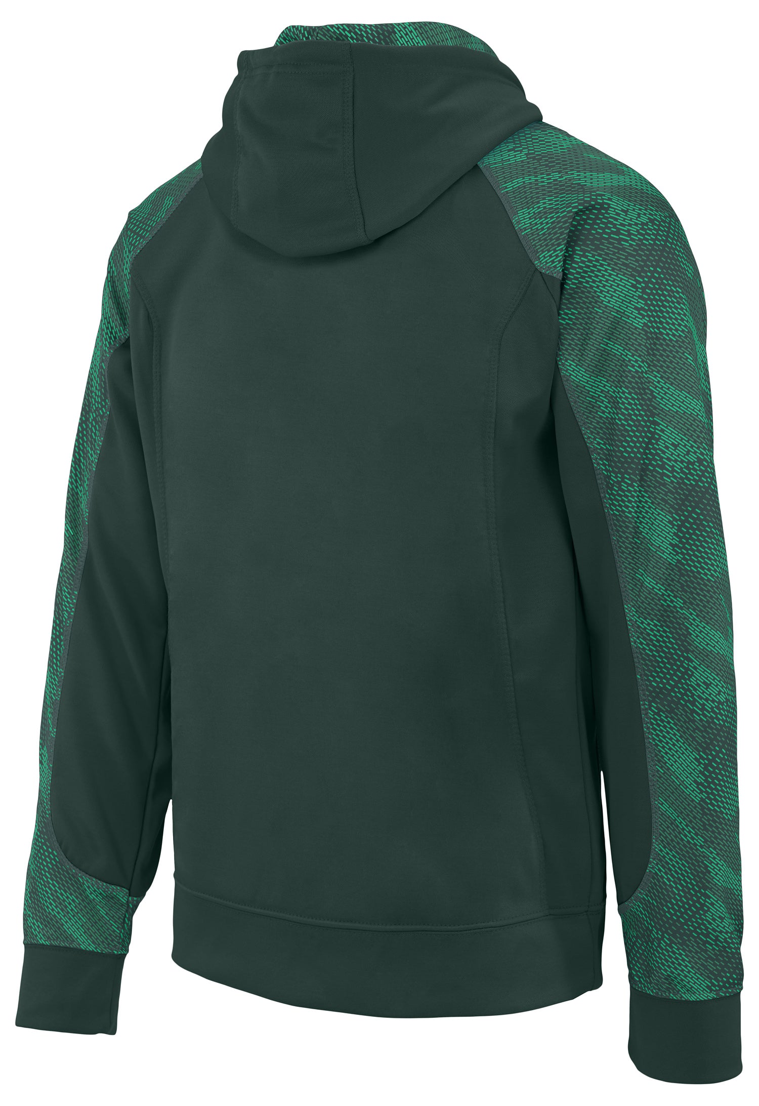 Zubaz Men's NFL Elevated Logo Viper Green Bay Packers Hoodie