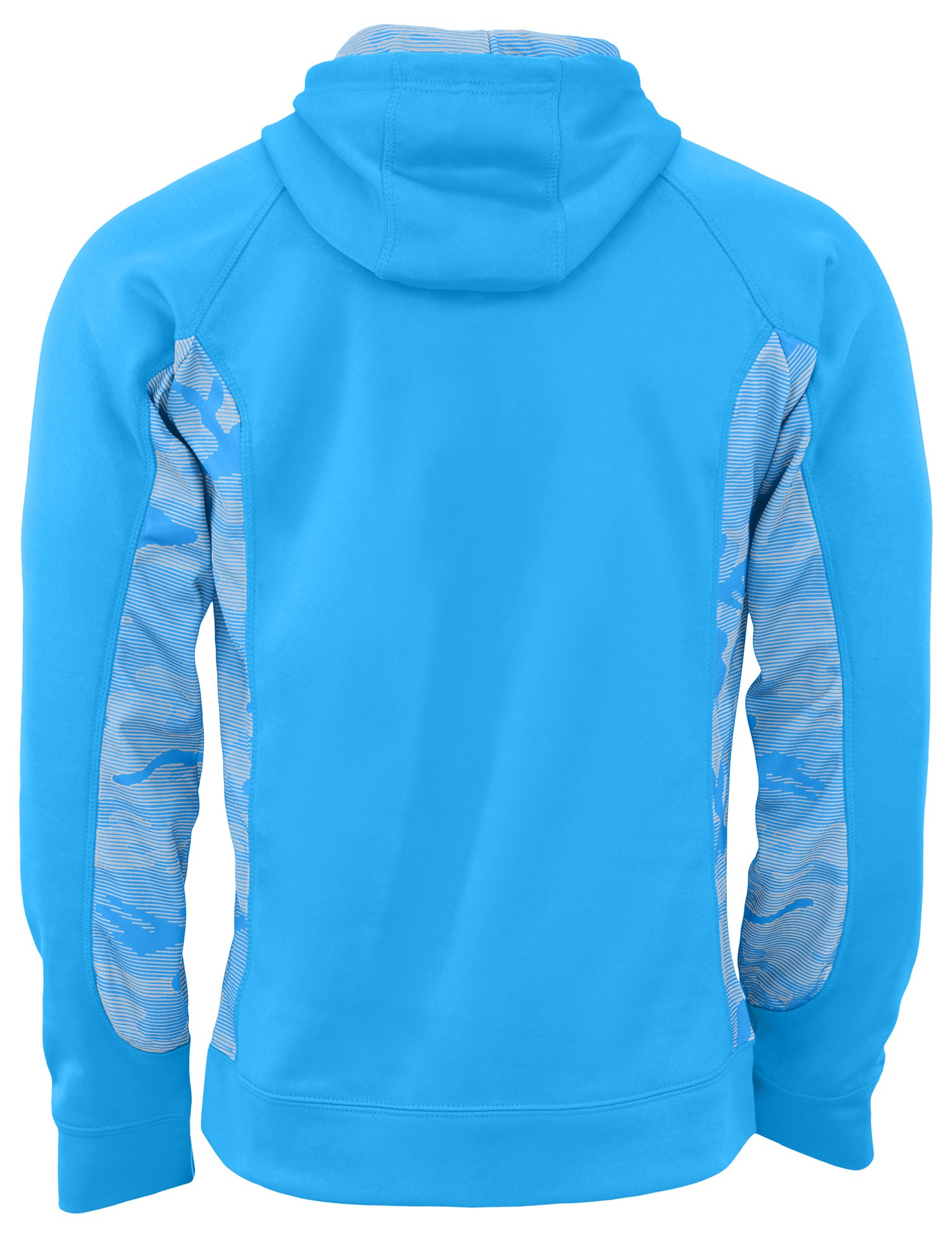 Zubaz Men's NFL Elevated Camo-Lined Hoodie, Detroit Lions