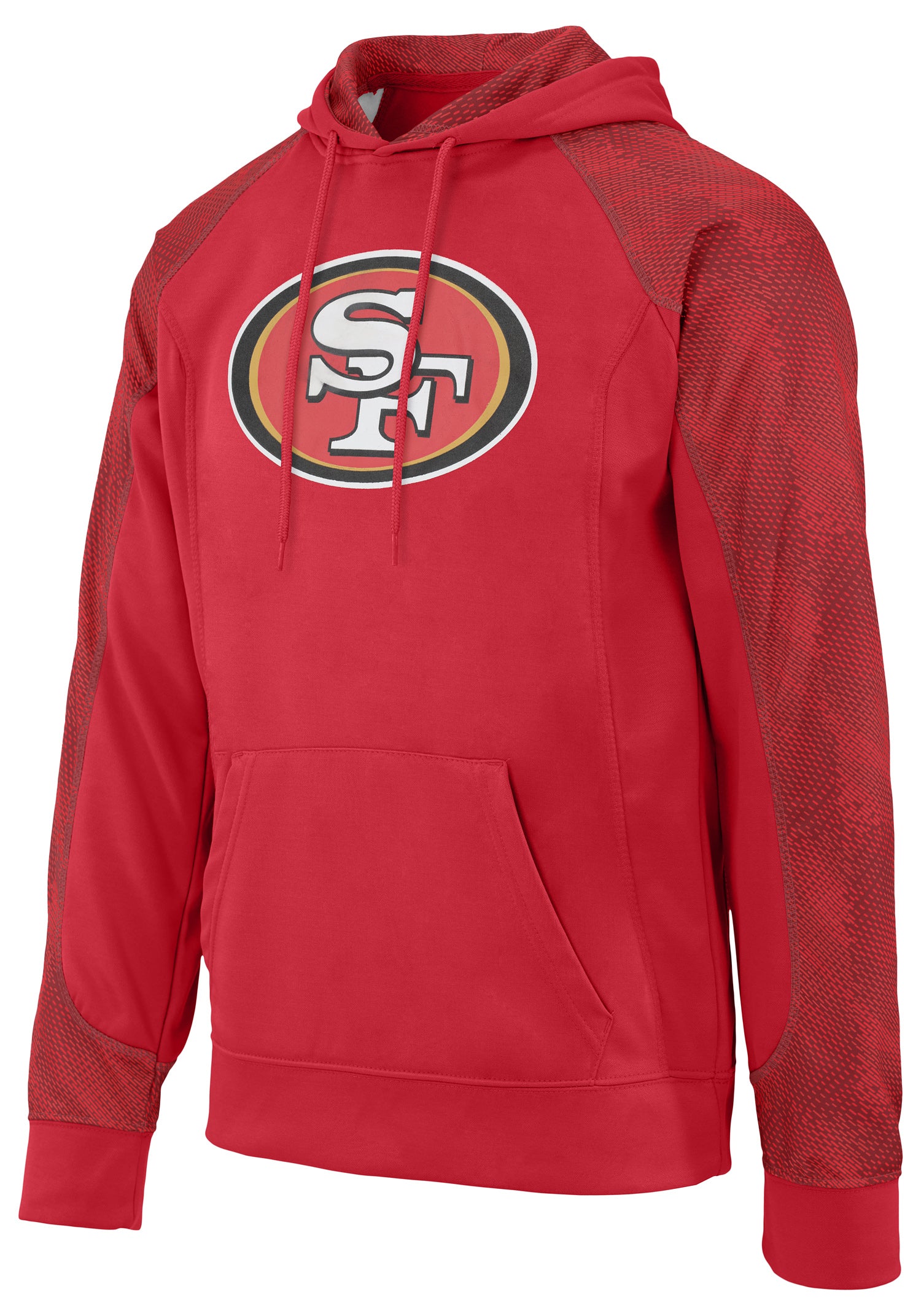Hot Deal! Zubaz Men's San Francisco 49ers Elevated Logo Viper NFL Hoodie