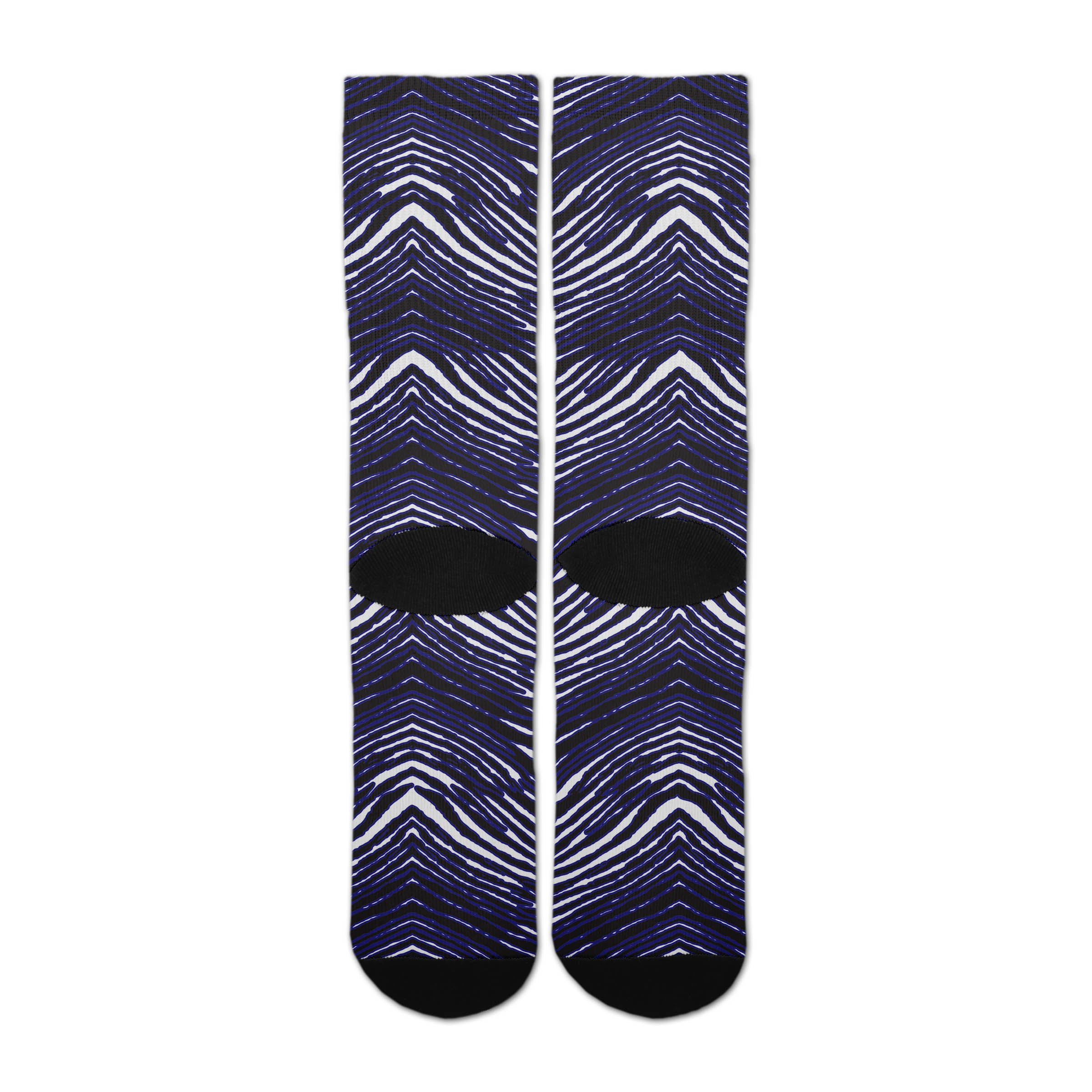 Hot! Zubaz x For Bare Feet NFL Baltimore Ravens Adult & Youth Large Dress Socks