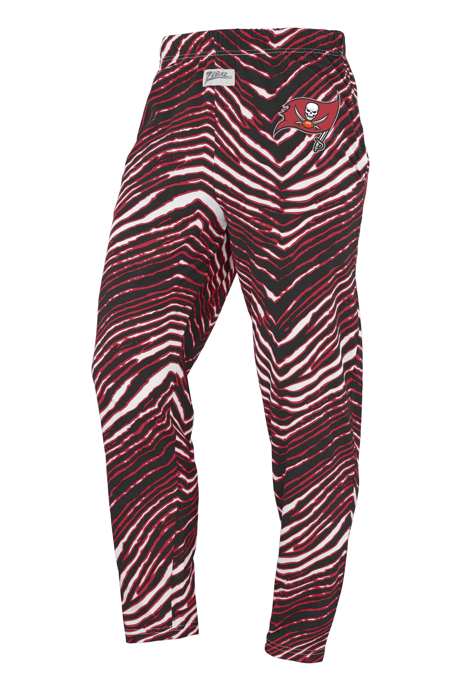 Zubaz NFL Adult Unisex Z88 Tampa Bay Buccaneers Zebra Print Comfort Pants