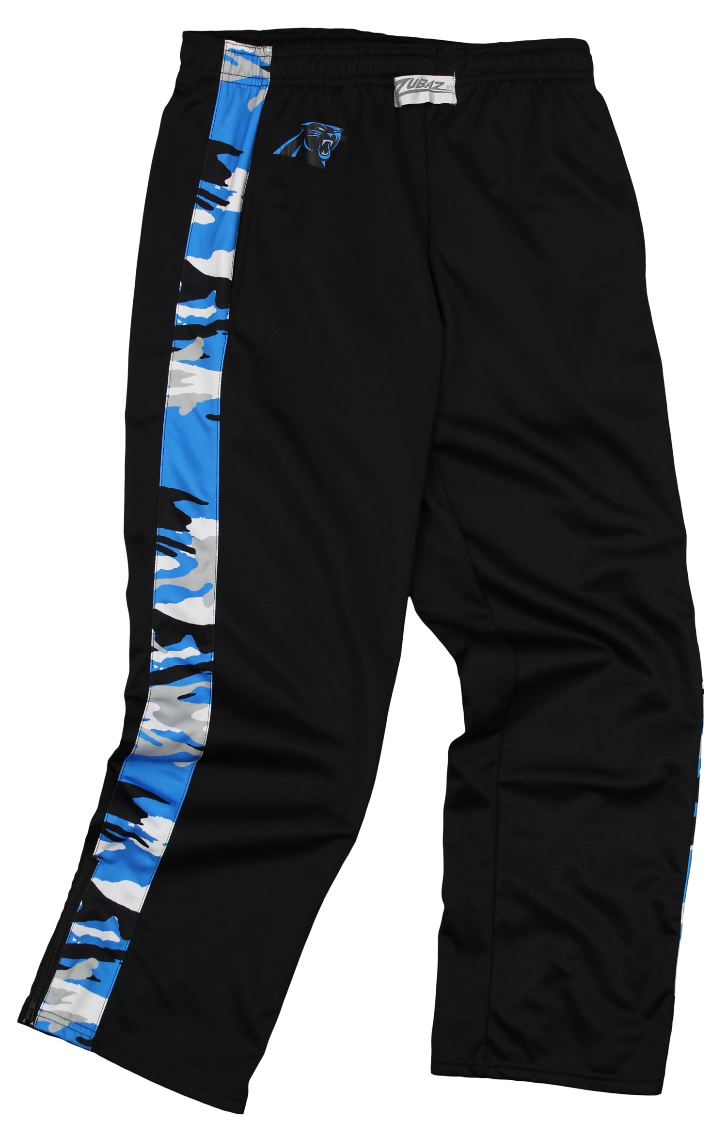 ZUBAZ Men's NFL Carolina Panthers Camouflage Stadium Pants, Comfortable & Stylish