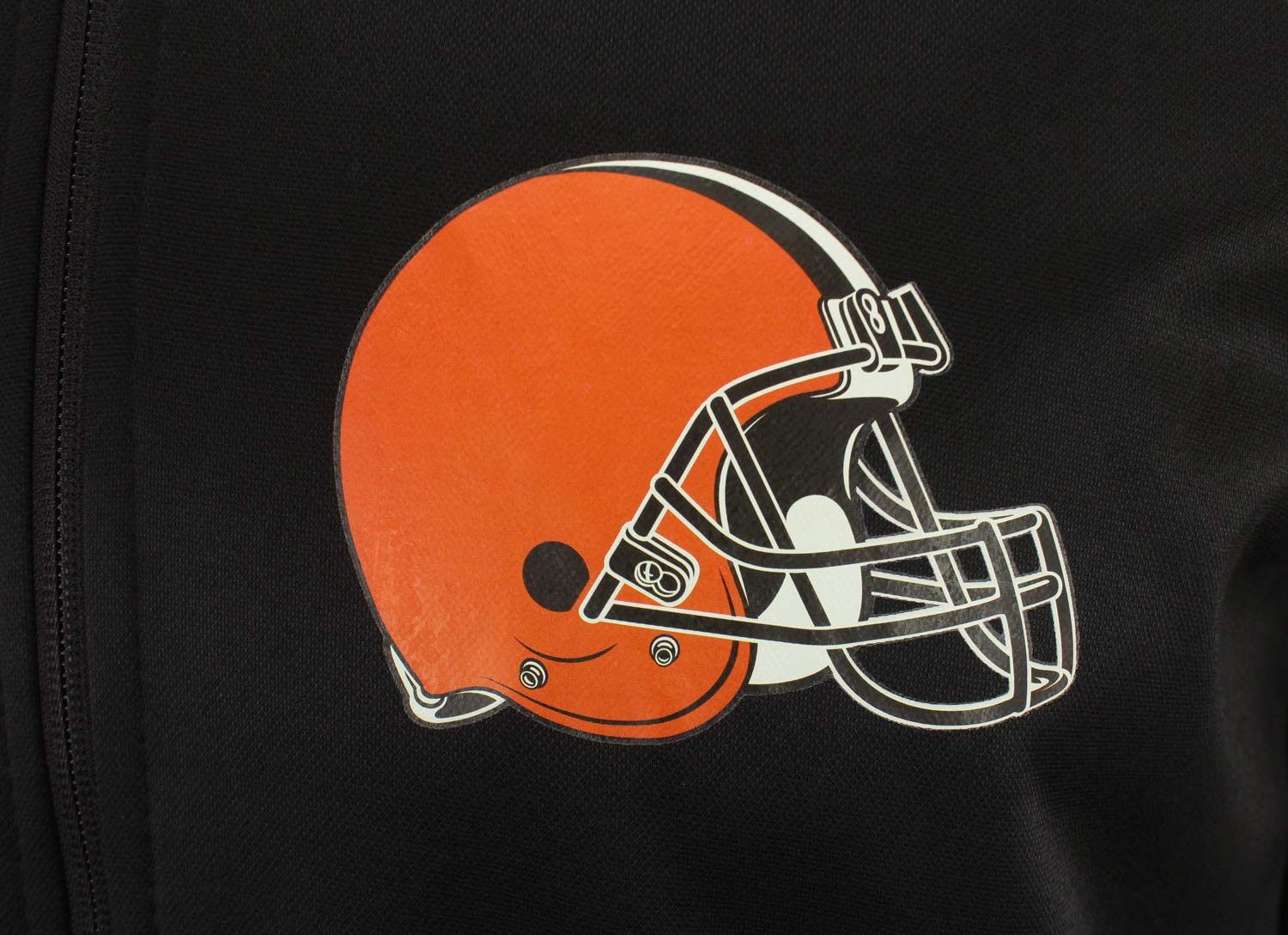 Zubaz NFL Cleveland Browns Men's Heavyweight Performance Full - Zip Fleece Hoodie - Perfect for Game Days