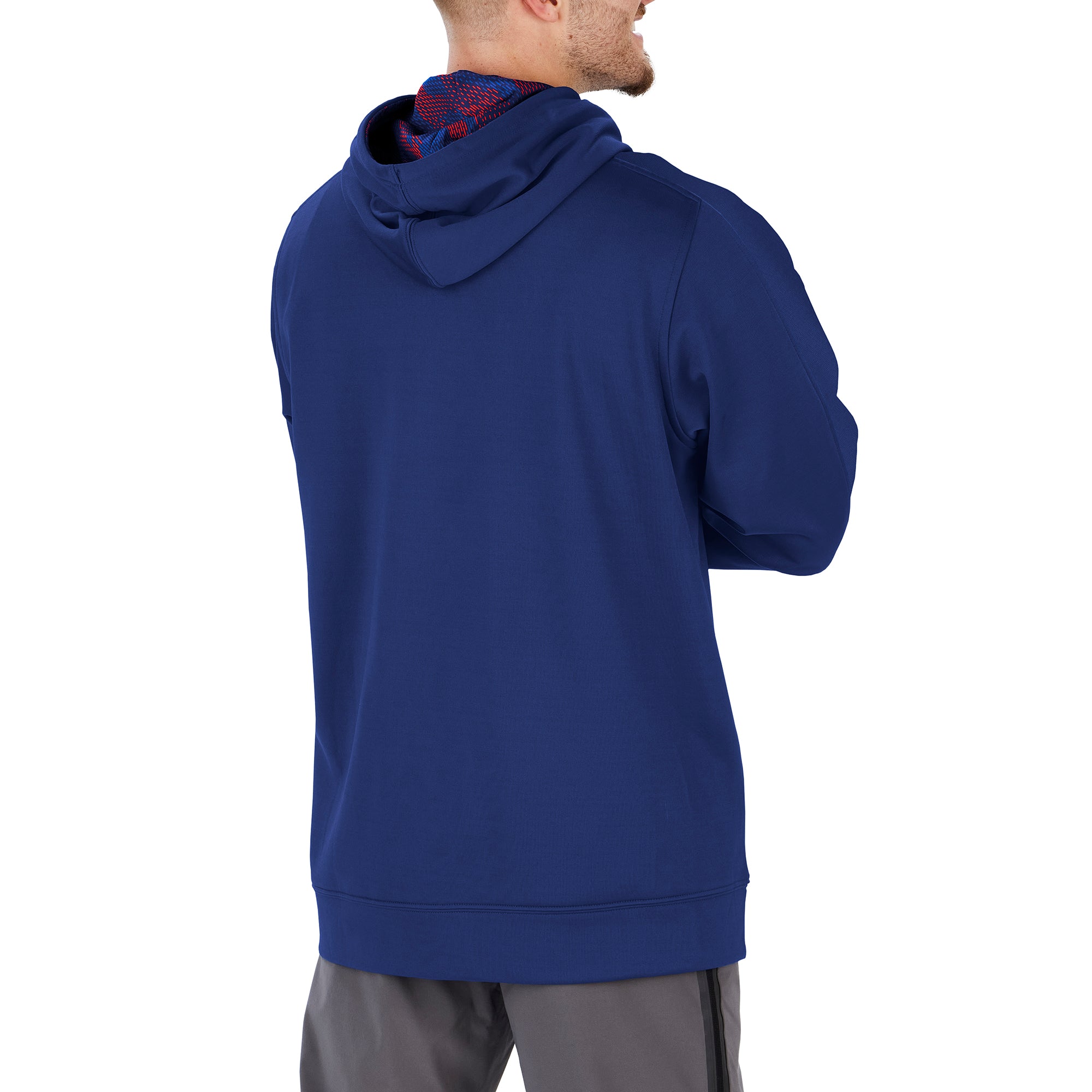 Zubaz Men's NFL New England Patriots Hoodie with Viper Print