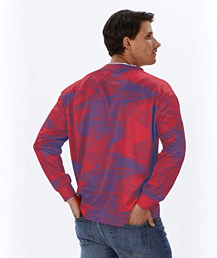 Hot! Zubaz NFL Men's New York Giants Static Crew Neck Sweatshirt