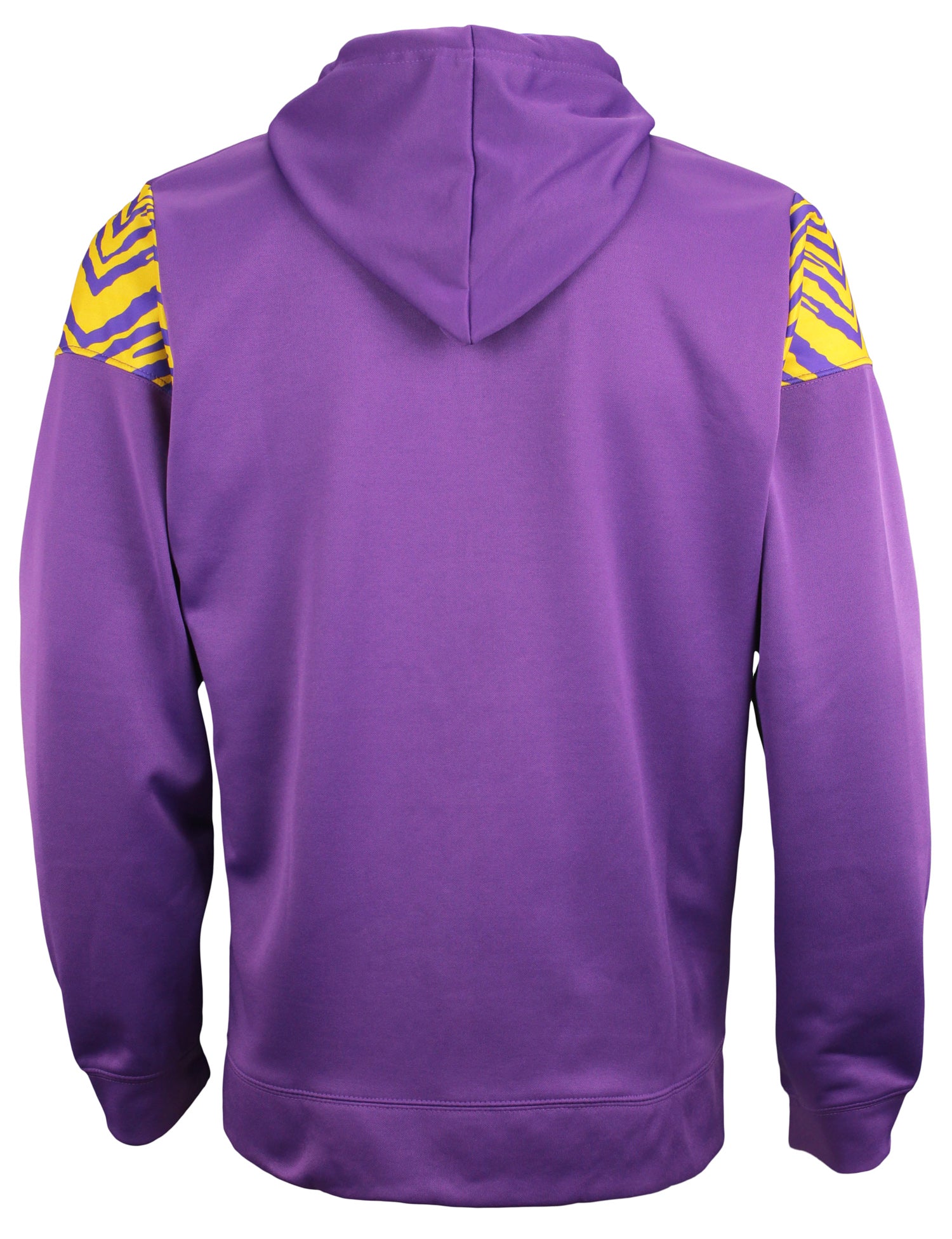 Men's Minnesota Vikings 2-Color Zebra Print Full Zip Fleece NFL Hoodie