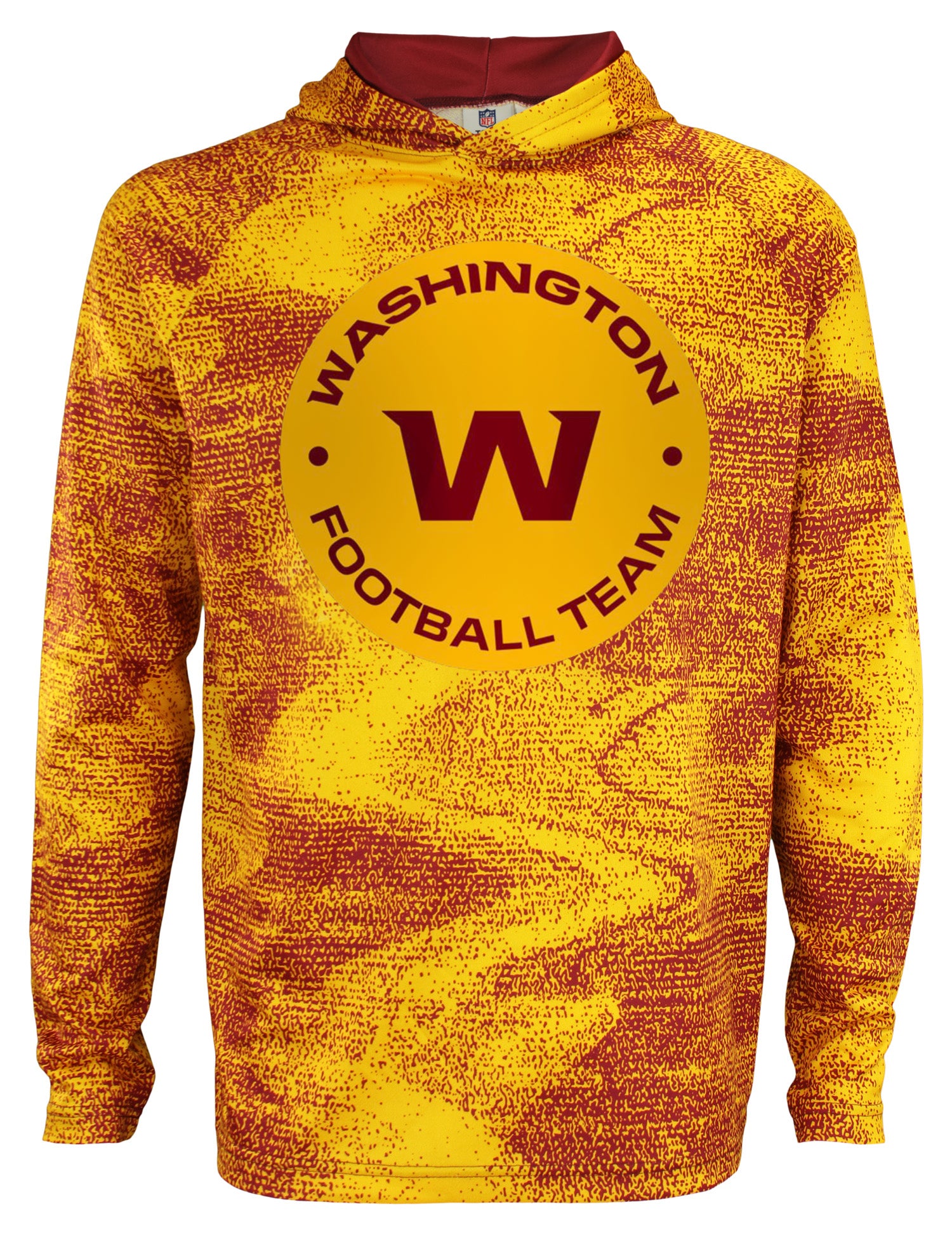 Hot Deal! Zubaz Men's NFL Washington Football Team Lightweight French Terry Pullover Hoodie