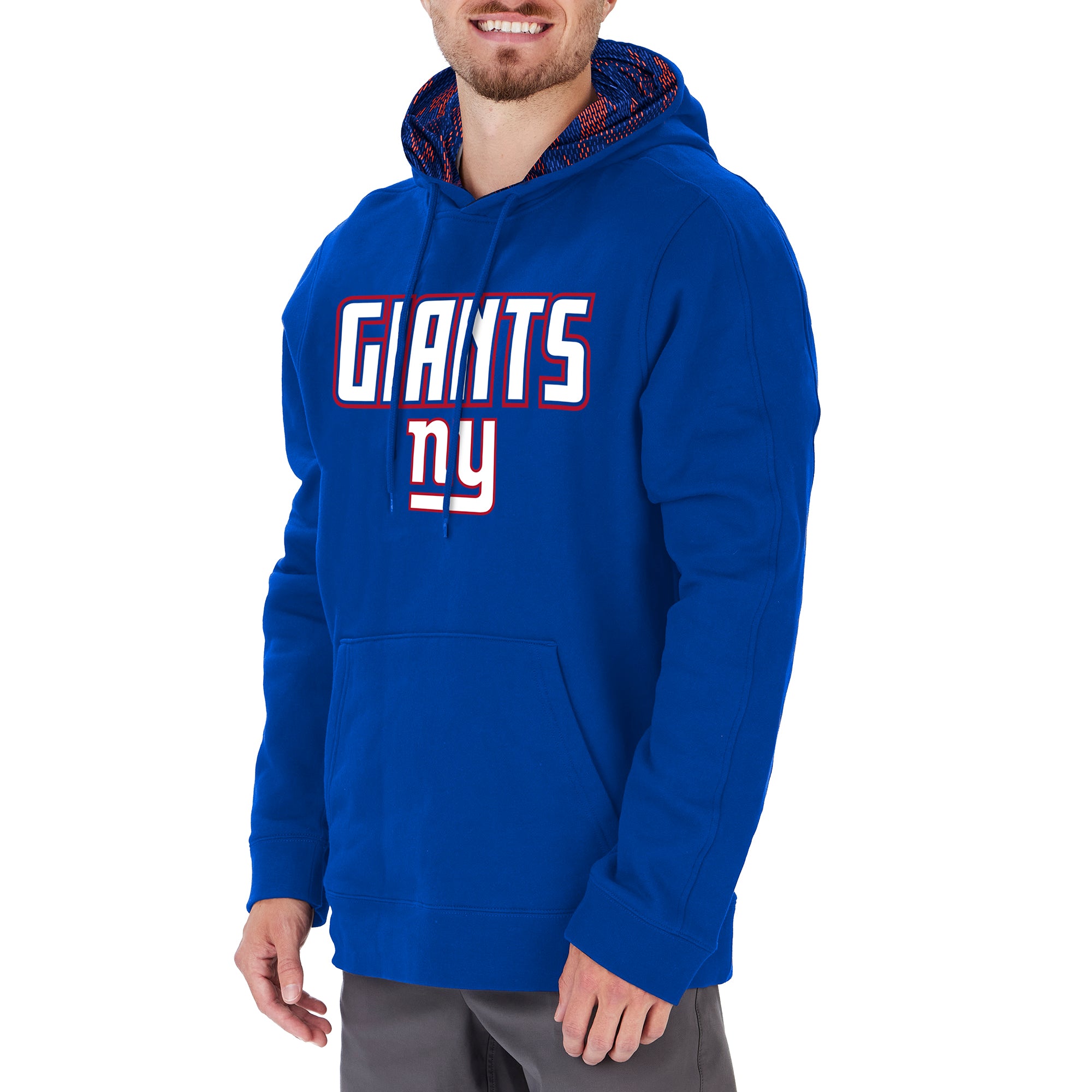 Hot! Zubaz Men's NFL New York Giants Viper Print Hoodie