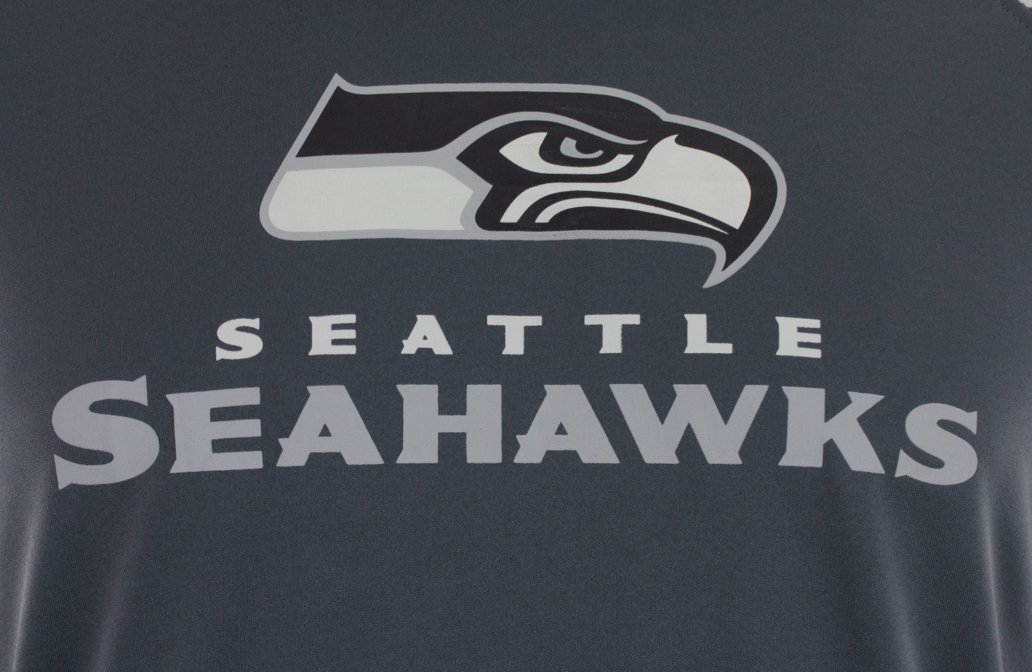 Hot Deal! Zubaz Men's Lightweight Gray Seattle Seahawks NFL Hoodie