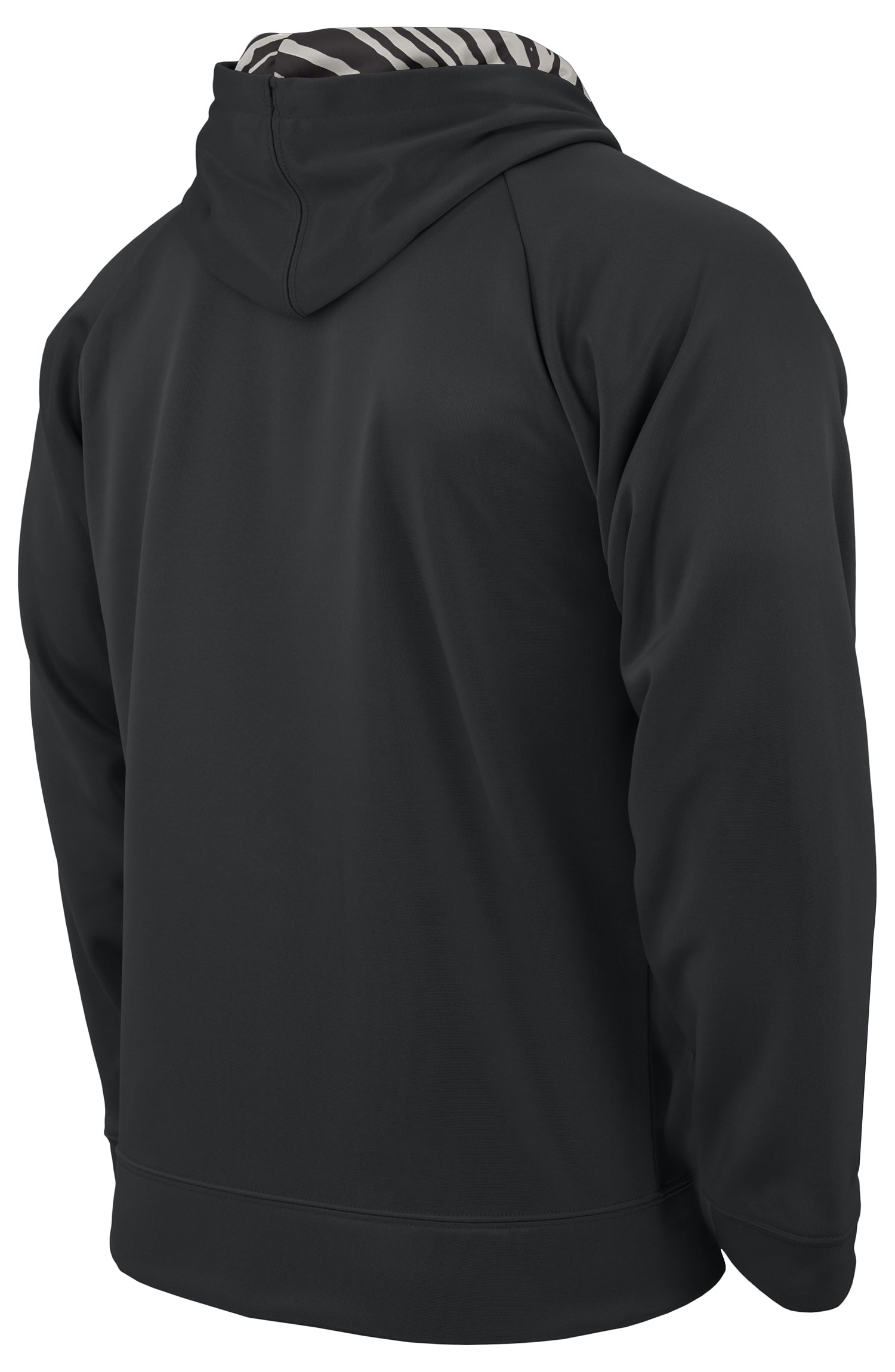 Hot! Zubaz NFL Men's Las Vegas Raiders Full Zip Zebra Logo Hoodie