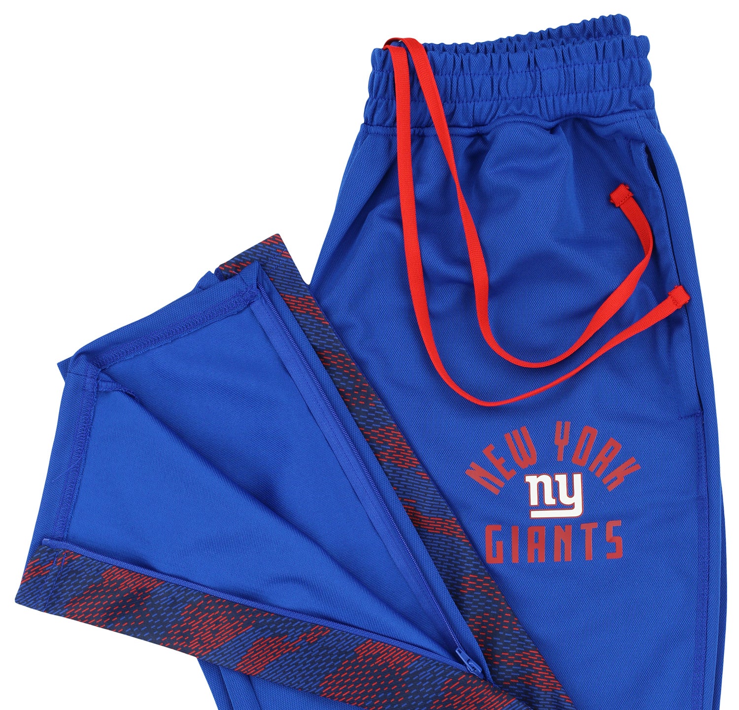 Hot Deal! Zubaz NFL Men's New York Giants Viper Accent Track Pants
