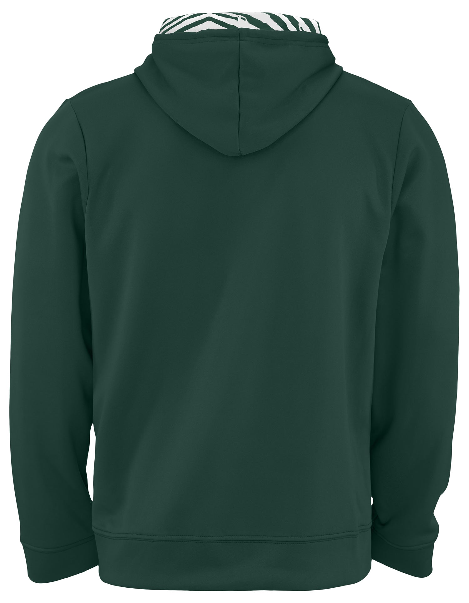 Zubaz NFL Men's New York Jets Team Color Zebra Hood Liner Licensed Hoodie