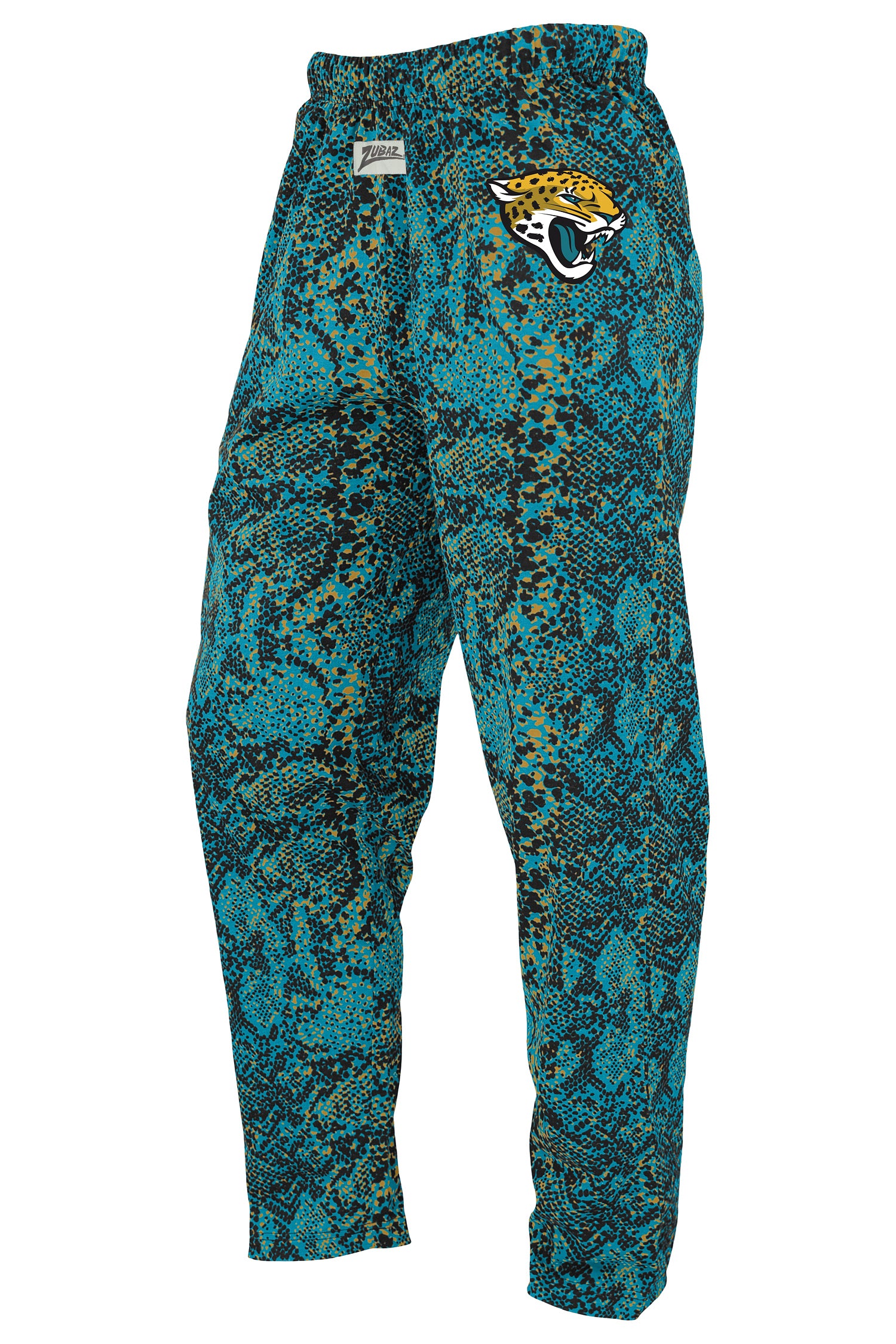 Hot Deal! Zubaz NFL Jacksonville Jaguars Unisex Z88 Post Pattern Casual Pants