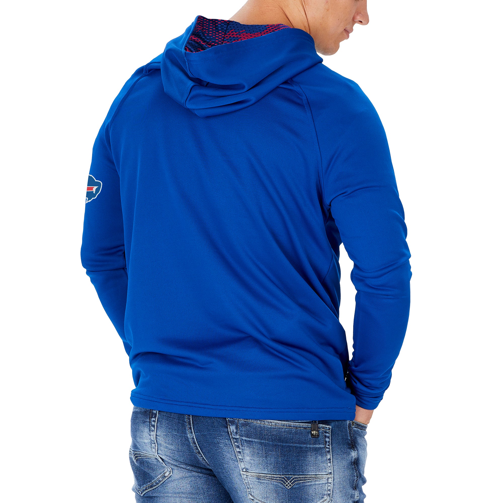 Hot! Zubaz Men's NFL Buffalo Bills Team Color Viper Print Hoodie for Ultimate Style