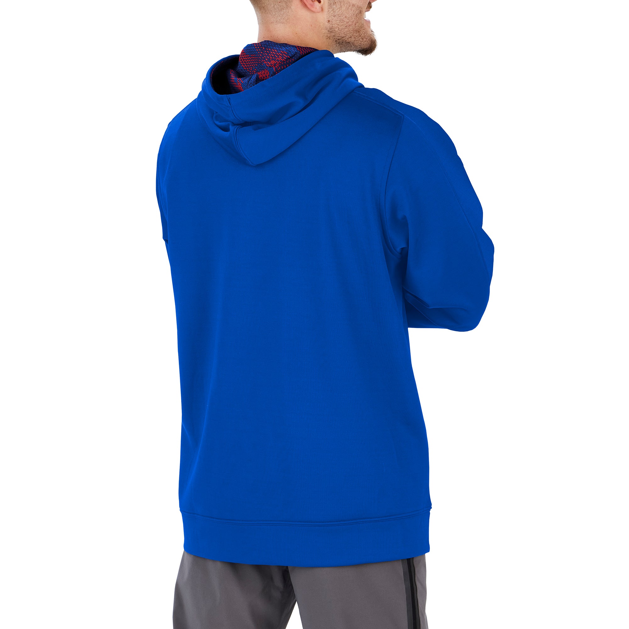Hot Sale! Zubaz Men's NFL Buffalo Bills Viper Print Hooded Sweatshirt