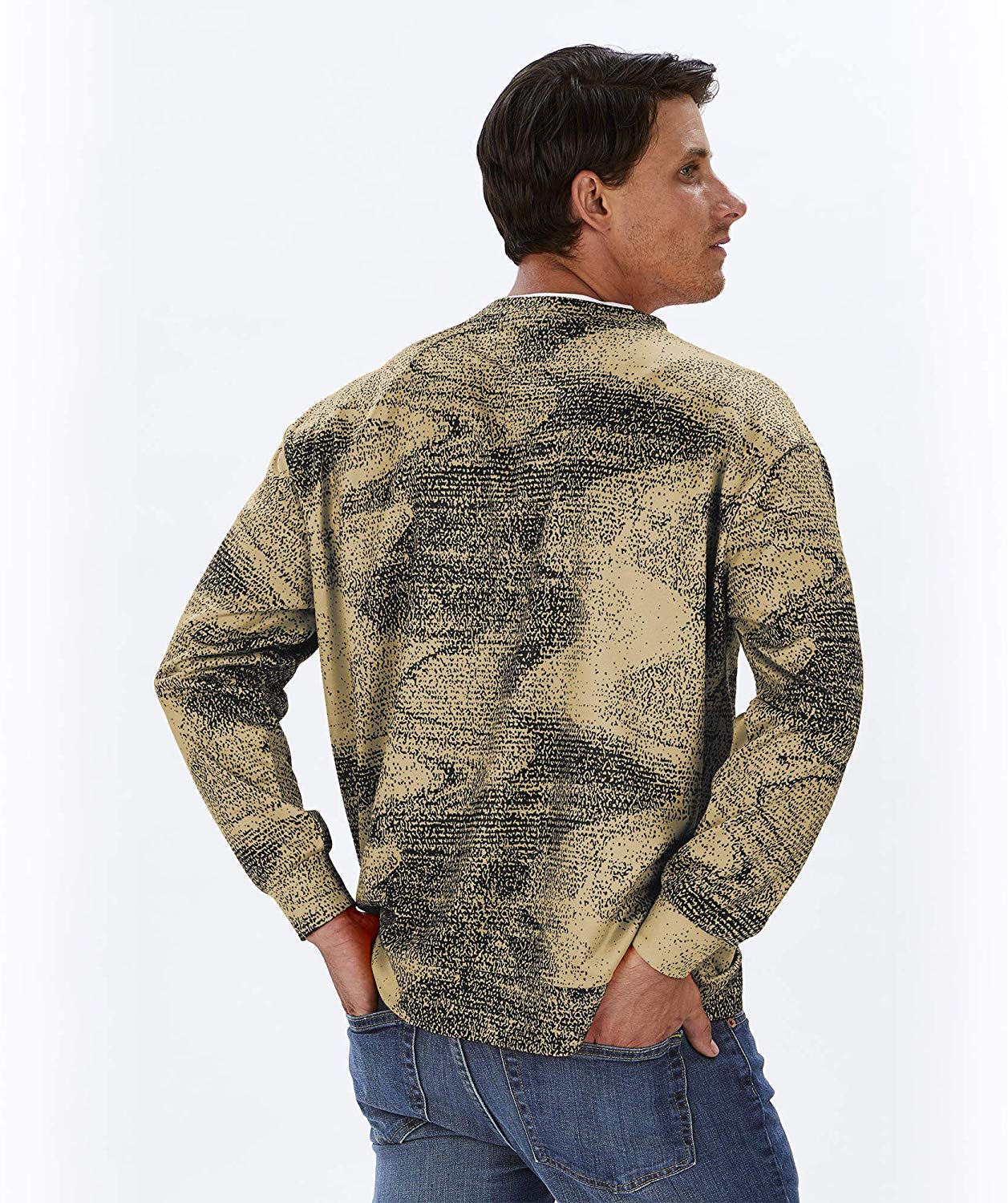 Hot Deal! Zubaz NFL Men's New Orleans Saints Static Crew Neck Sweatshirt for Game Day