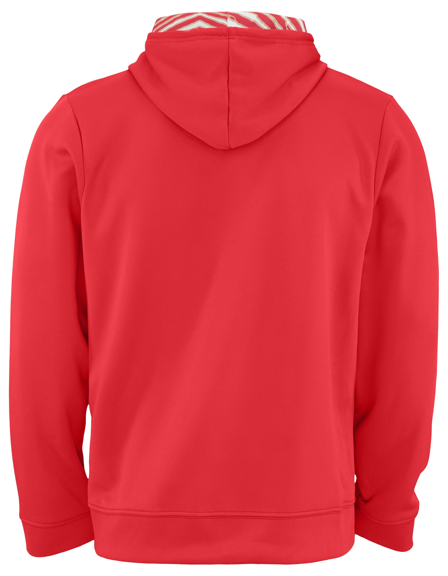Hot Deal! Zubaz Men's NFL San Francisco 49ers Team Color Hoodie with Zebra Hood Liner