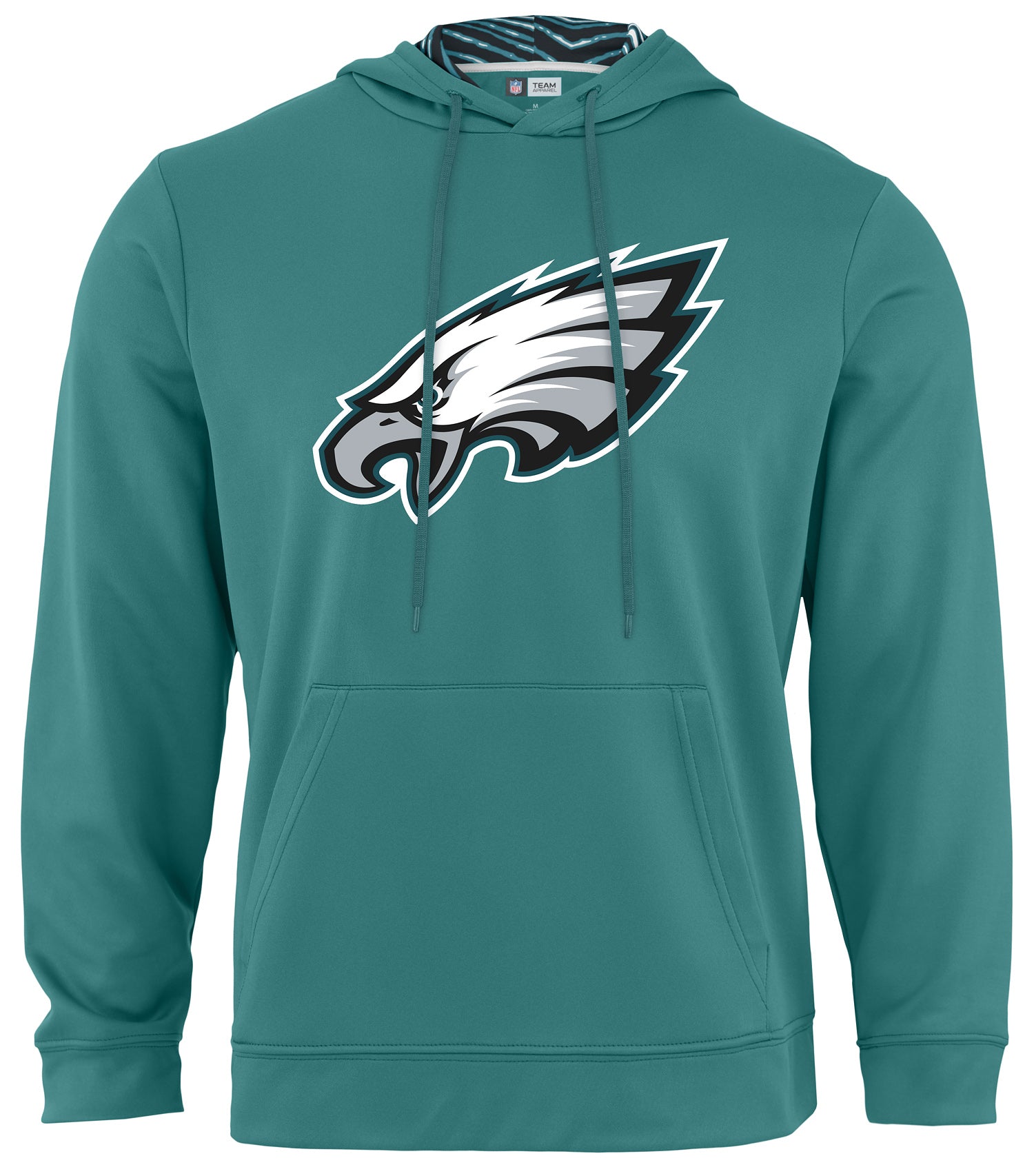 Zubaz NFL Men's Philadelphia Eagles Zebra - Lined Hoodie with Team Logo