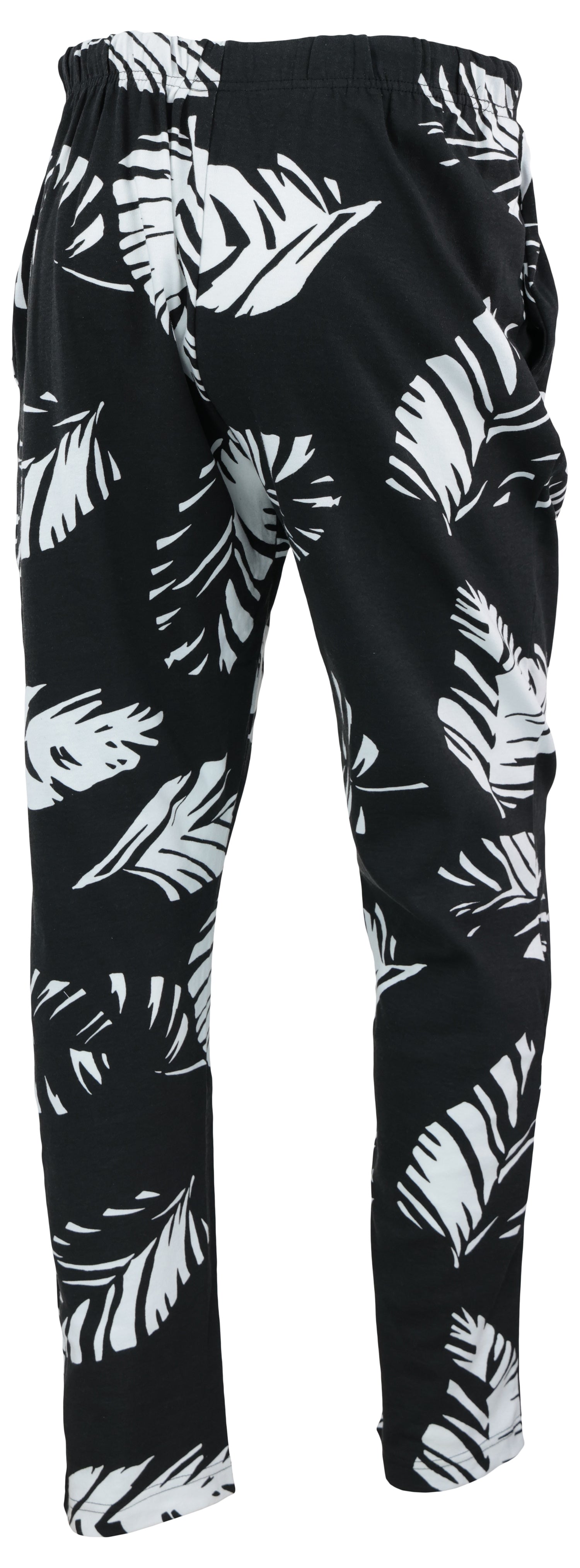Hot Deal! Zubaz 88 Men's Original BLACK/WHITE LEAF Pants