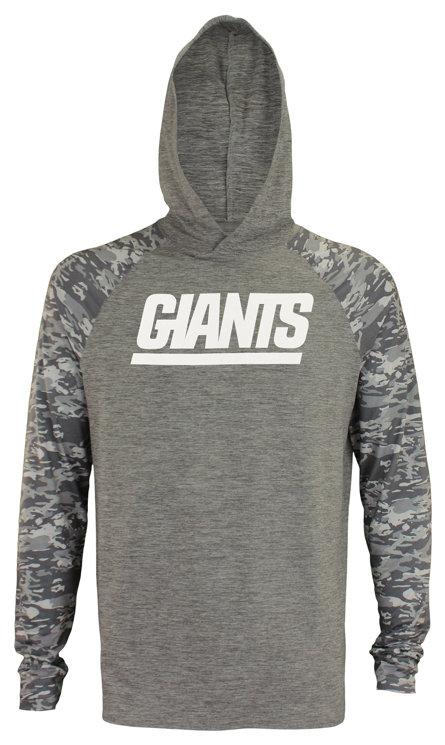 Zubaz NFL New York Giants Lightweight Stretch Space Dye Long Sleeve Hoody