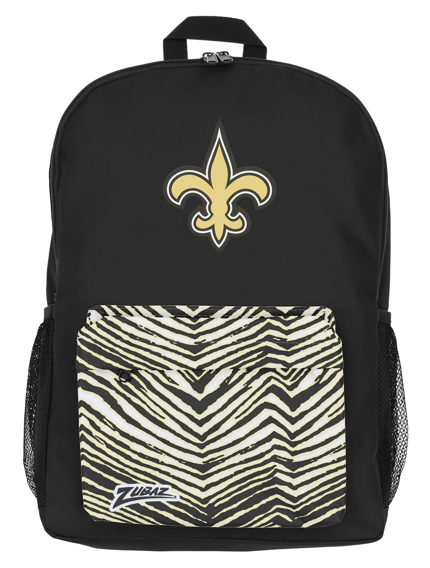 Limited-Time Offer! FOCO X ZUBAZ NFL New Orleans Saints Zebra Print Collab Backpack