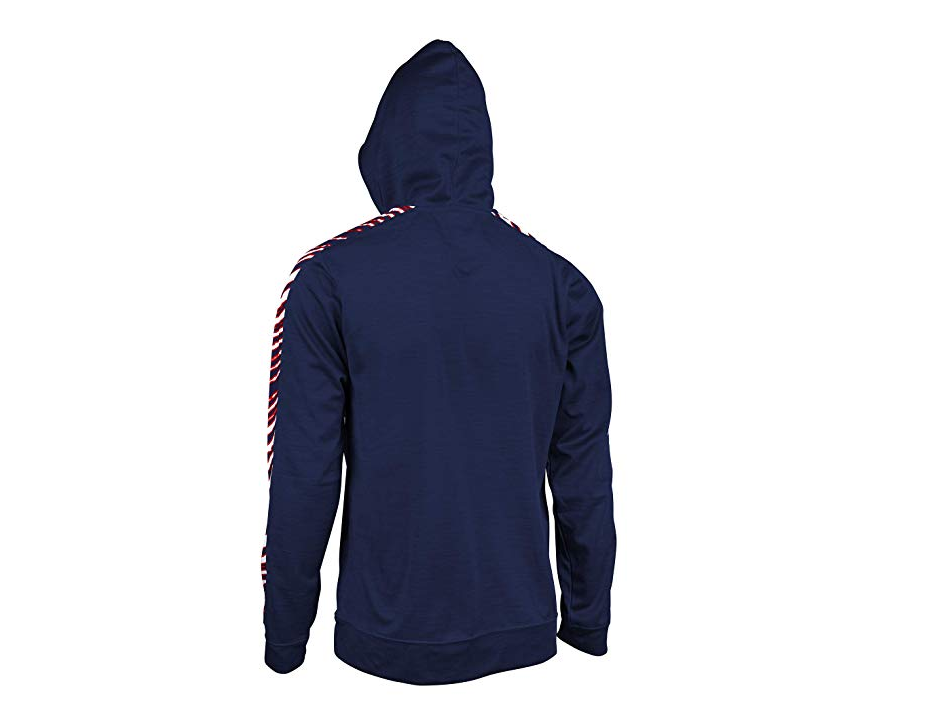 ZUBAZ Men's NFL Houston Texans Long Sleeve Pullover Hoodie with Zebra Details