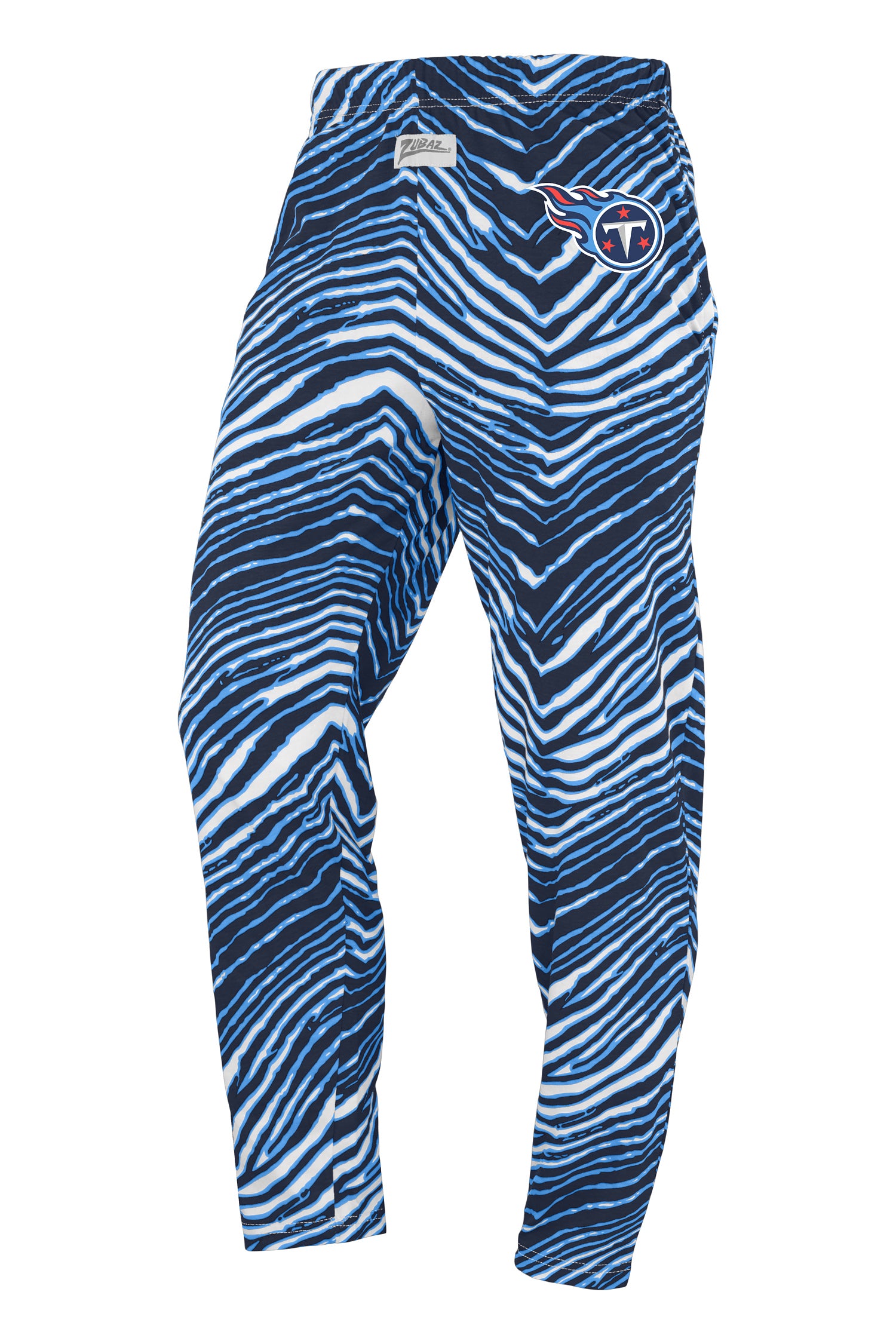Hot Sale! Zubaz NFL Adult Unisex Z88 Zebra Pants, Tennessee Titans for Both Genders