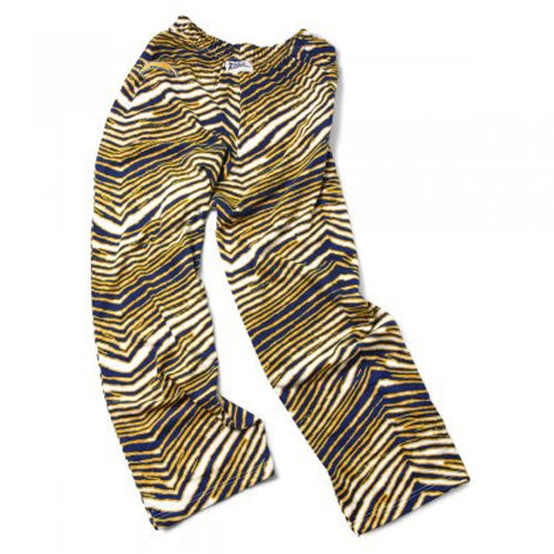 Hot Deal! Zubaz Men's NFL Los Angeles Chargers Classic Zebra - Print Logo Athletic Pants