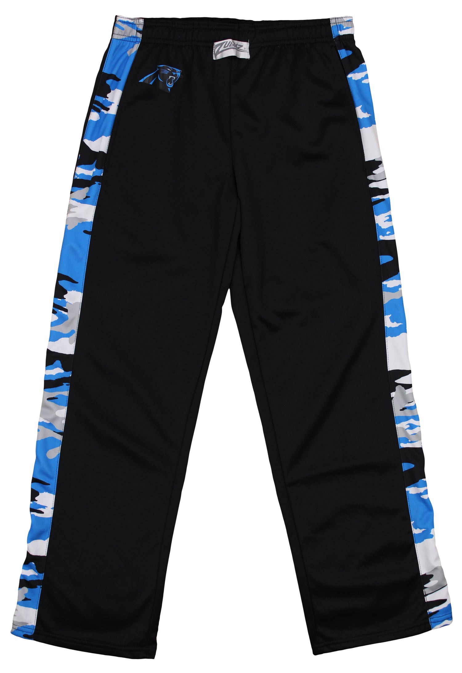 ZUBAZ Men's NFL Carolina Panthers Camouflage Stadium Pants, Comfortable & Stylish