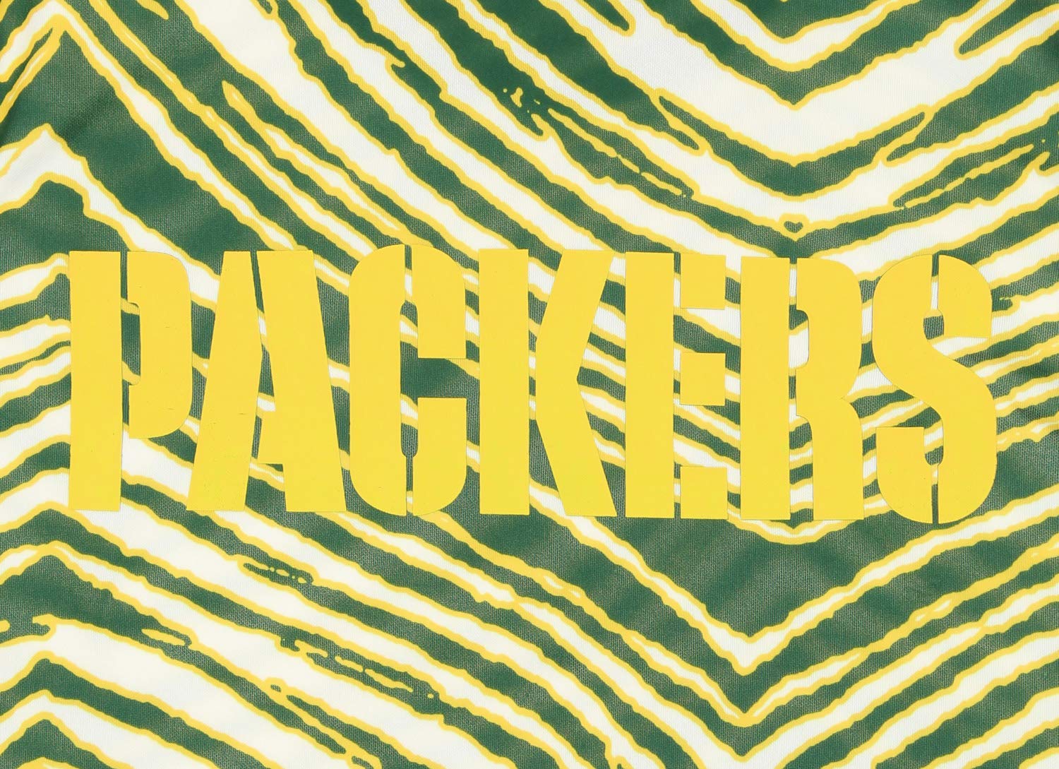 Men's Green Bay Packers Zebra Print Touchdown Fleece-Lined NFL Hoodie