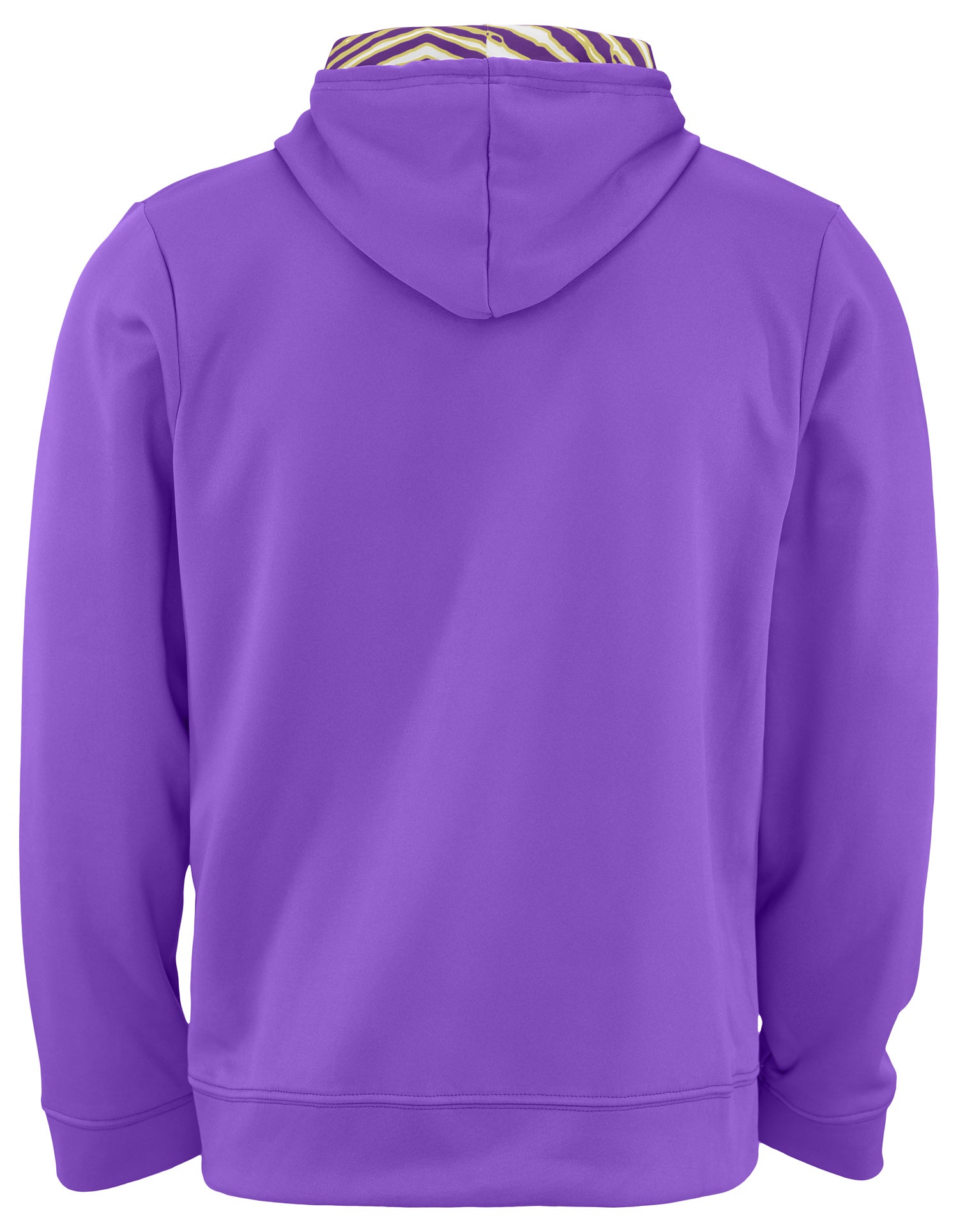 Hot Sale! Zubaz NFL Men's Minnesota Vikings Hoodie with Zebra Hood Liner and Team Logo