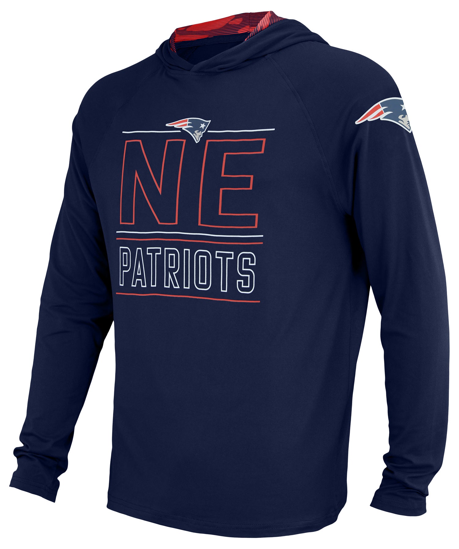 Hot Sale! Zubaz Men's NFL New England Patriots Camo Accented Active Hoodie