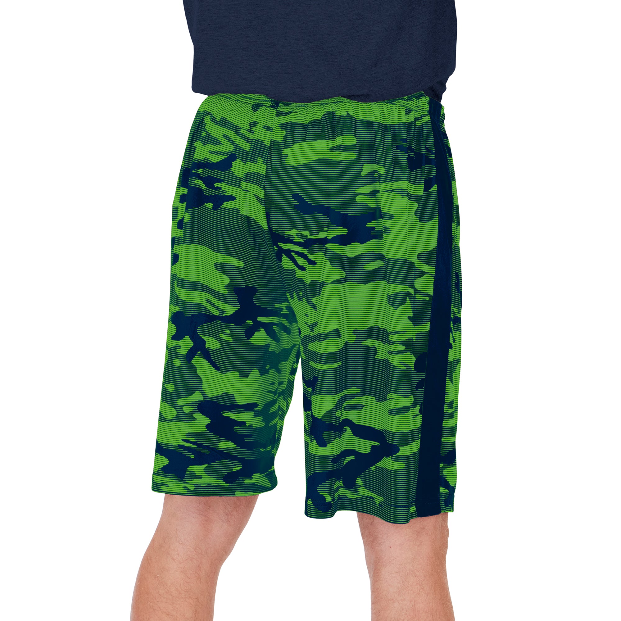 Hot! Zubaz Men's NFL Seattle Seahawks Lightweight Camo Logo Shorts