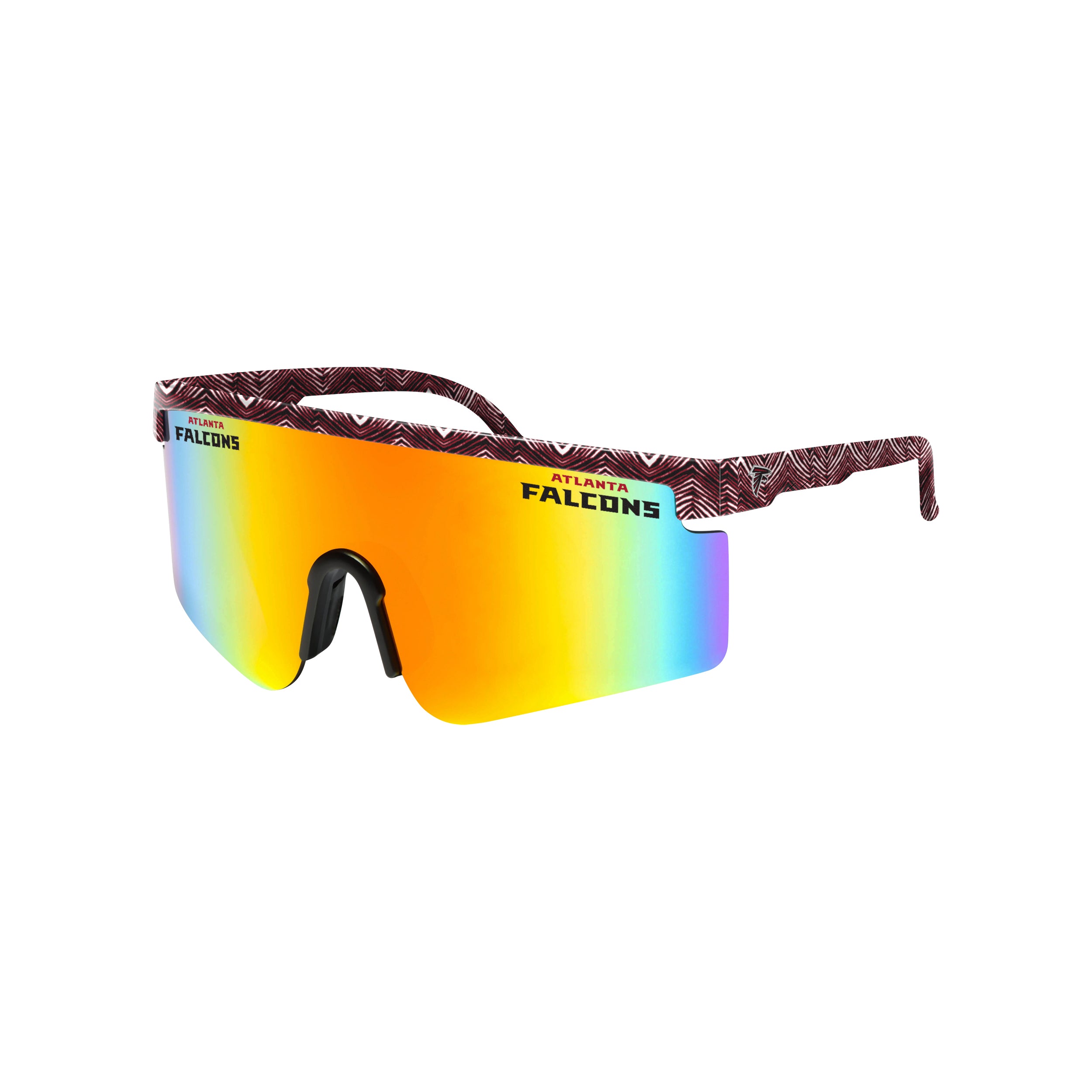 FOCO X Zubaz NFL 90s Retro Atlanta Falcons Sunglasses - Stylish Swag
