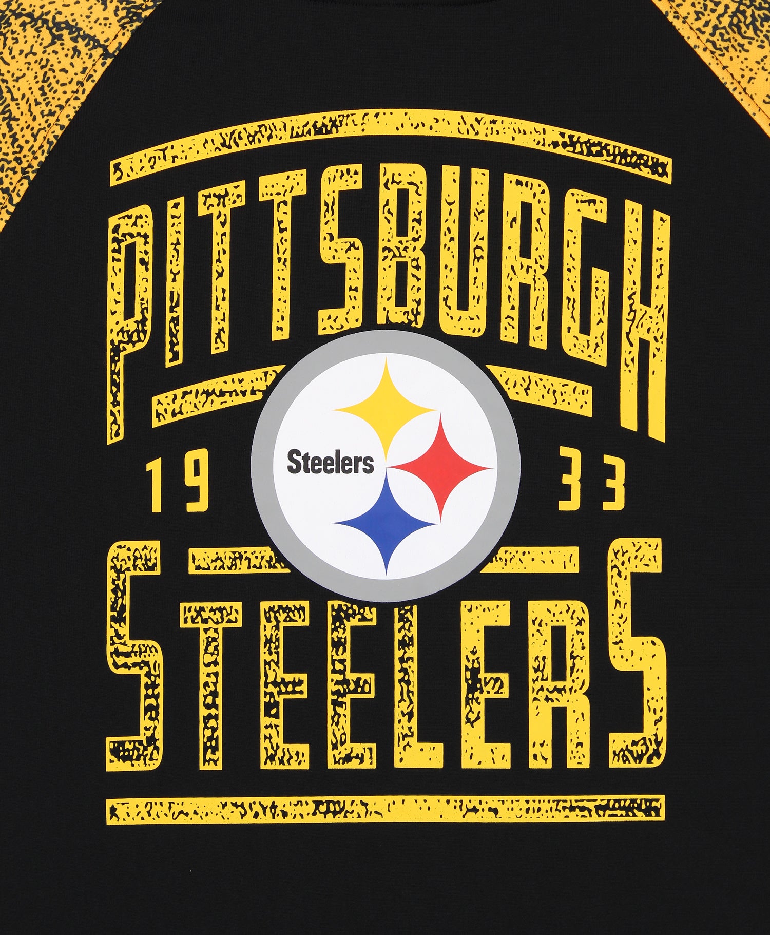 Hot Deal! Zubaz Men's Pittsburgh Steelers NFL Lightweight Pullover Hoodie with Static Sleeves