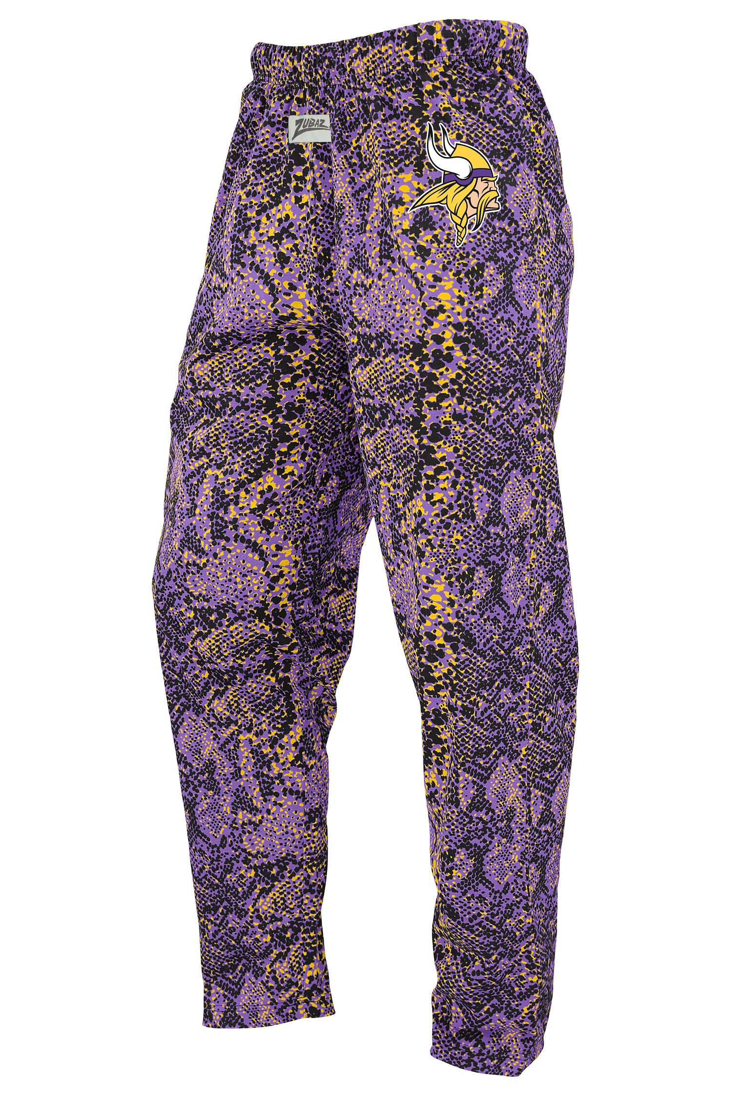 Hot Sale! Zubaz NFL Unisex Z88 Casual Pants, Minnesota Vikings Design
