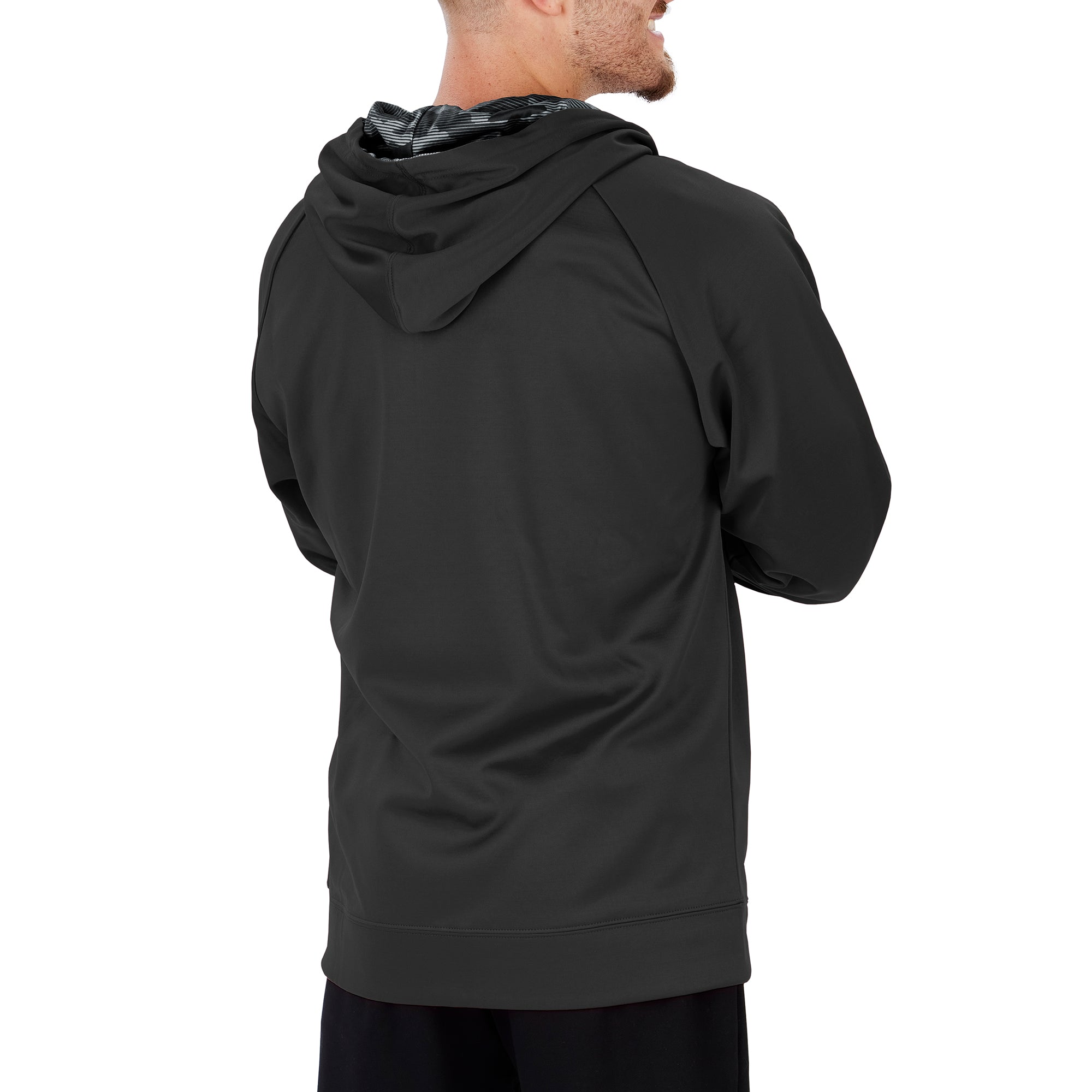 Hot! Zubaz Men's Las Vegas Raiders Camo Full - Zip NFL Hoodie
