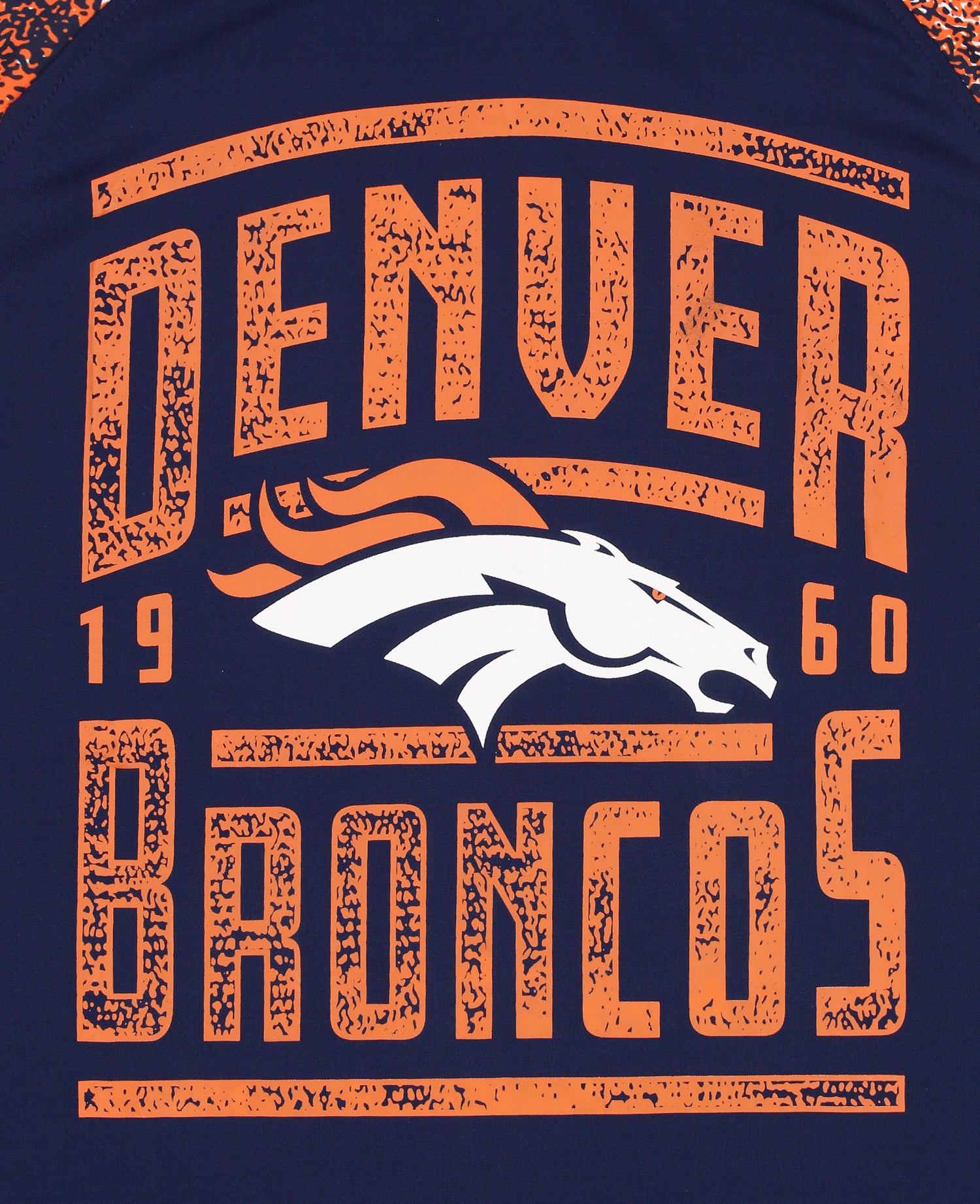 Zubaz NFL Men's Slim Static Lightweight Denver Broncos Hoodie