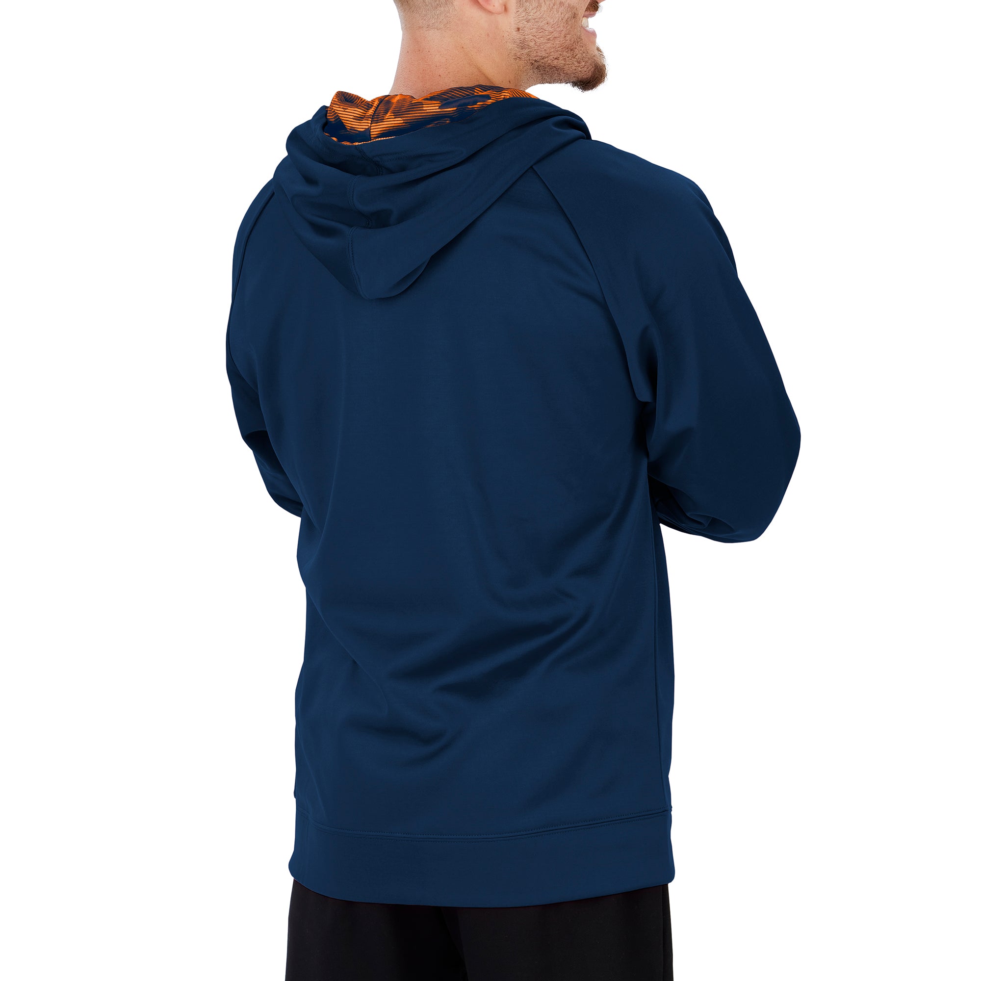 Hot Deal! Zubaz Men's NFL Denver Broncos Full - Zip Camo - Lined Hoodie