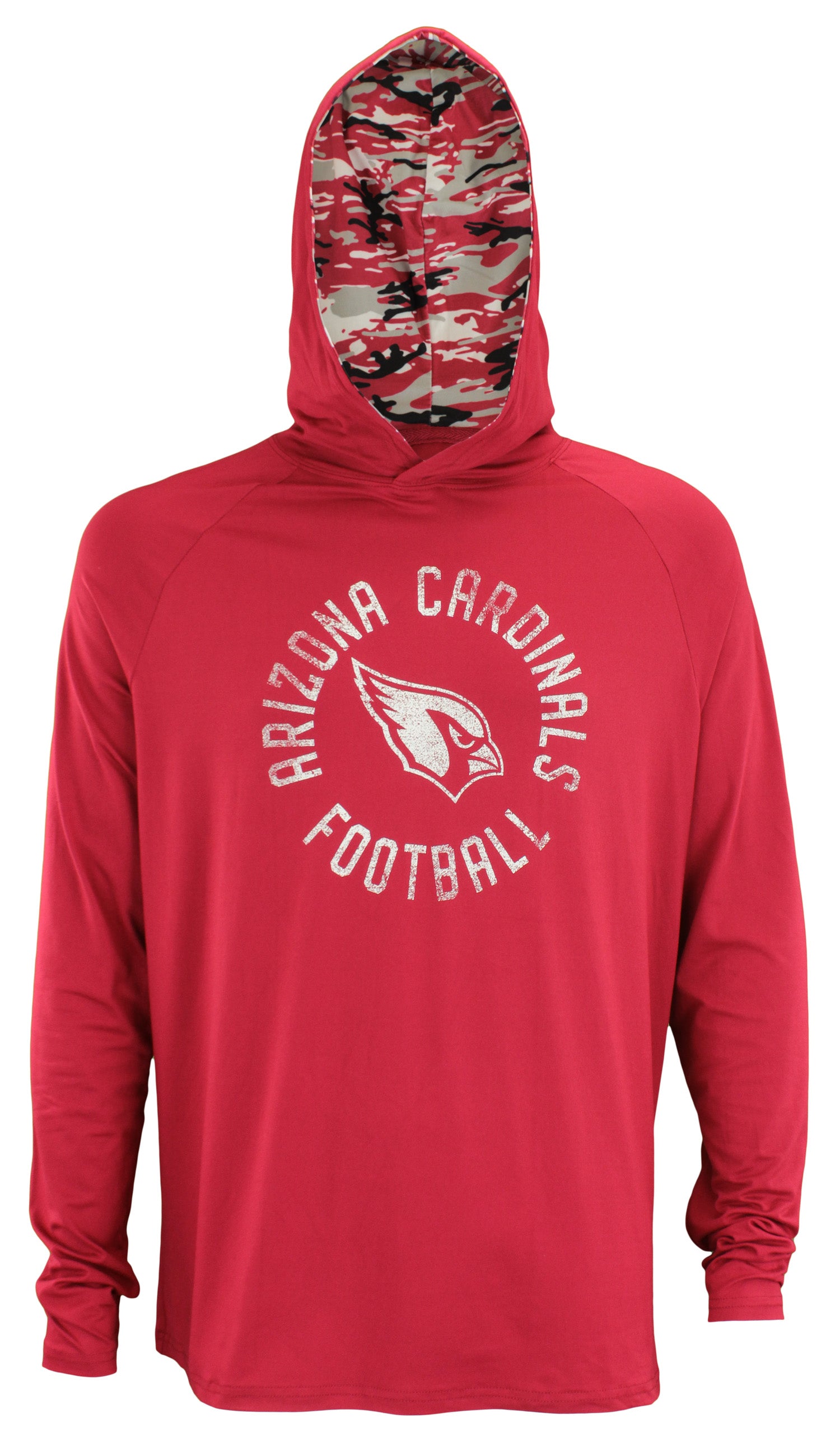 NFL Zubaz Arizona Cardinals Lightweight Long - Sleeve Mini Camo Men's Hoody