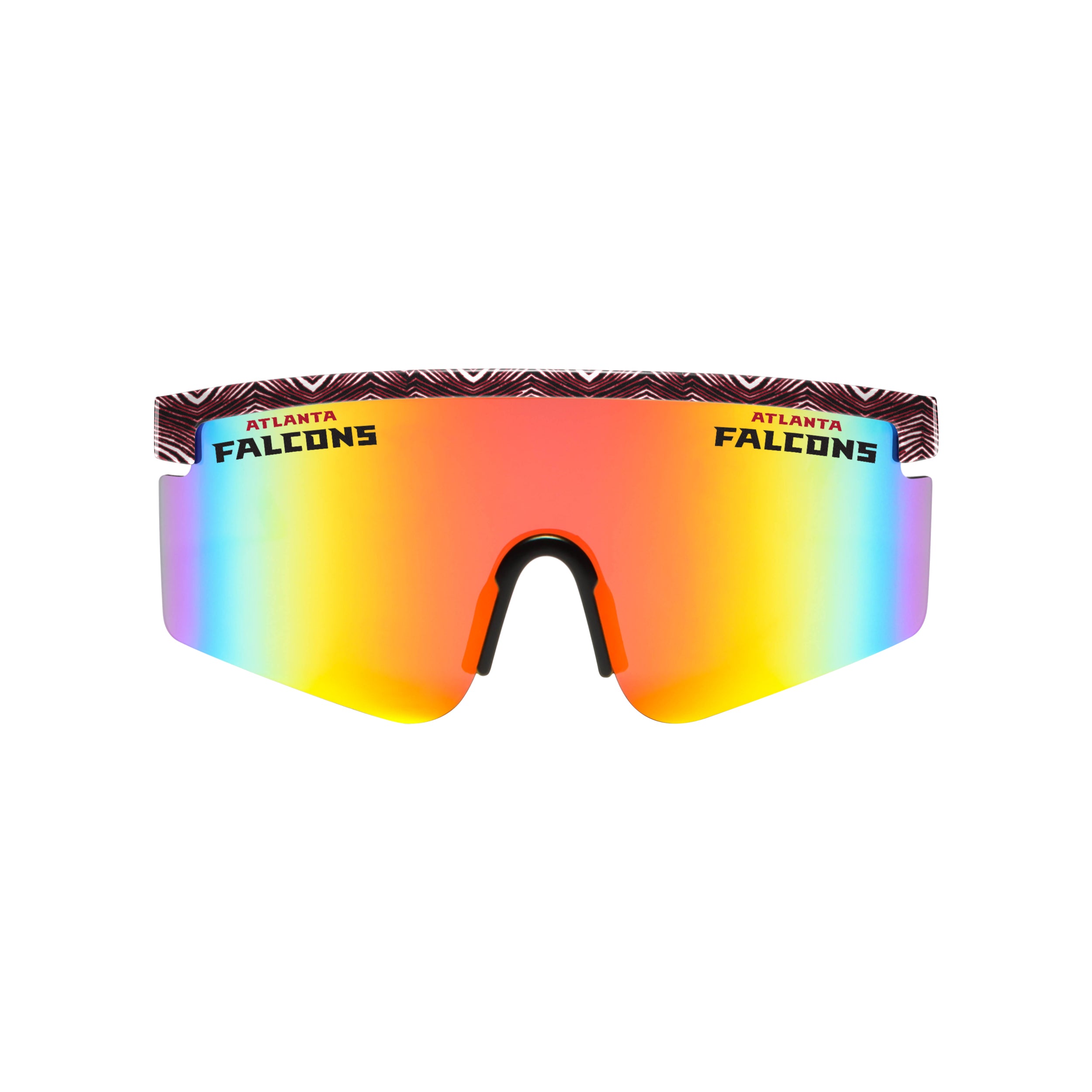 FOCO X Zubaz NFL 90s Retro Atlanta Falcons Sunglasses - Stylish Swag