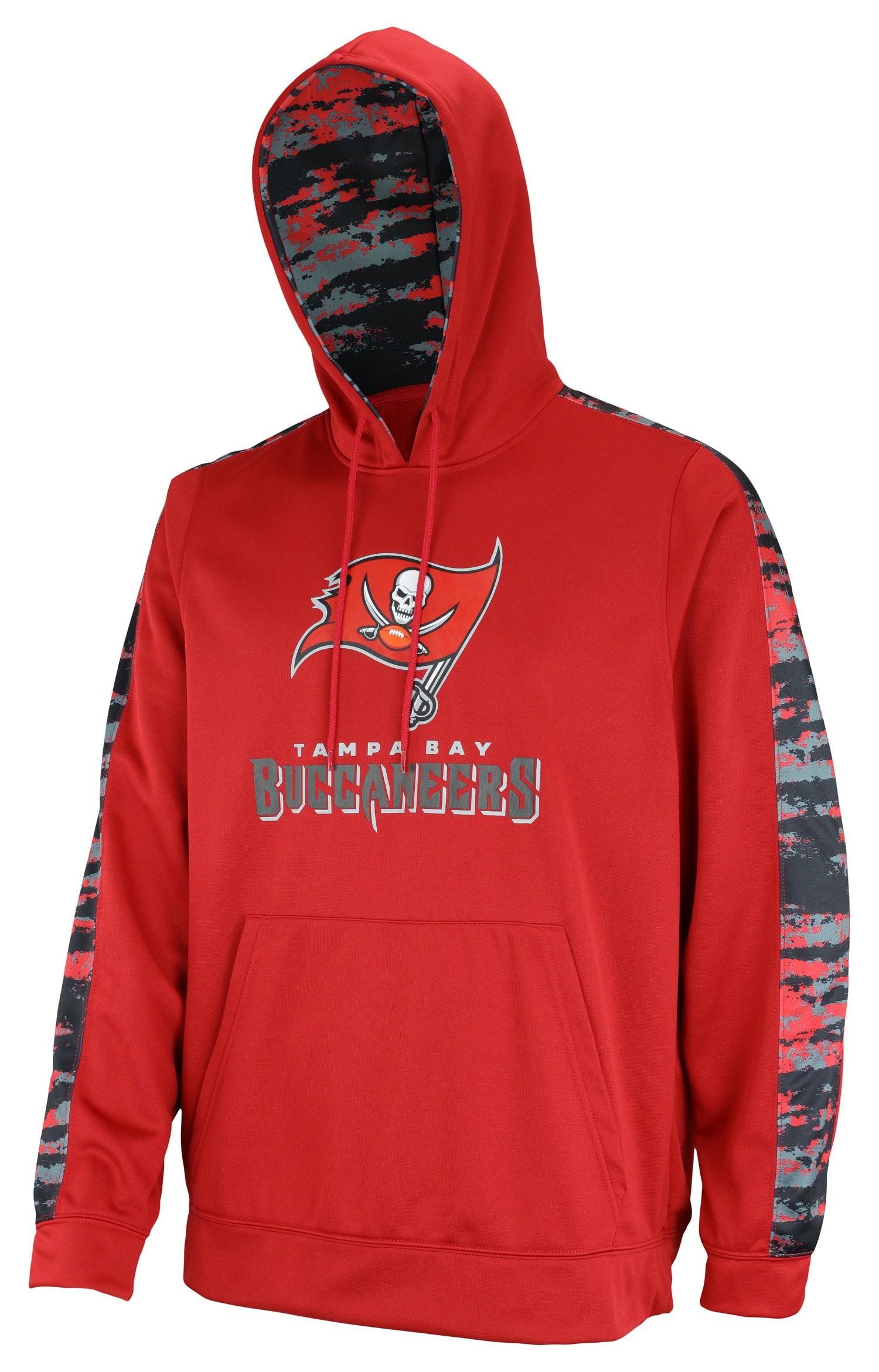 Hot Deal! Men's Tampa Bay Buccaneers NFL Performance Fleece - Lined Hoodie with Oxide Sleeves