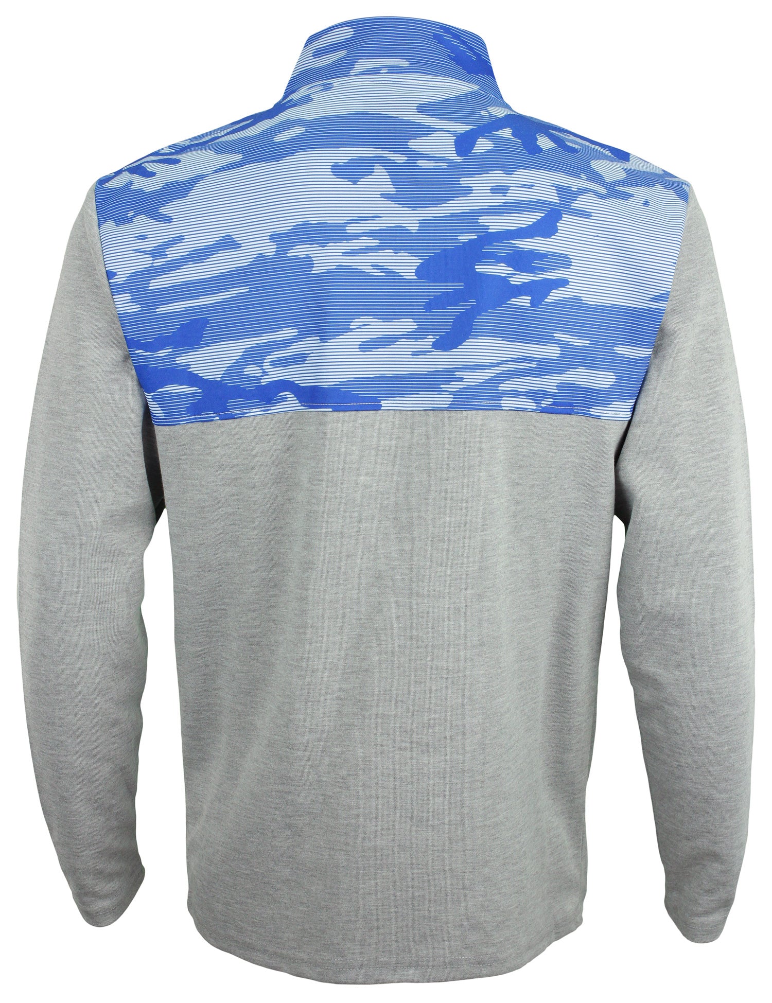 Men's Zubaz NFL Indianapolis Colts Camo-lined 1/4 Zip Fleece Pullover