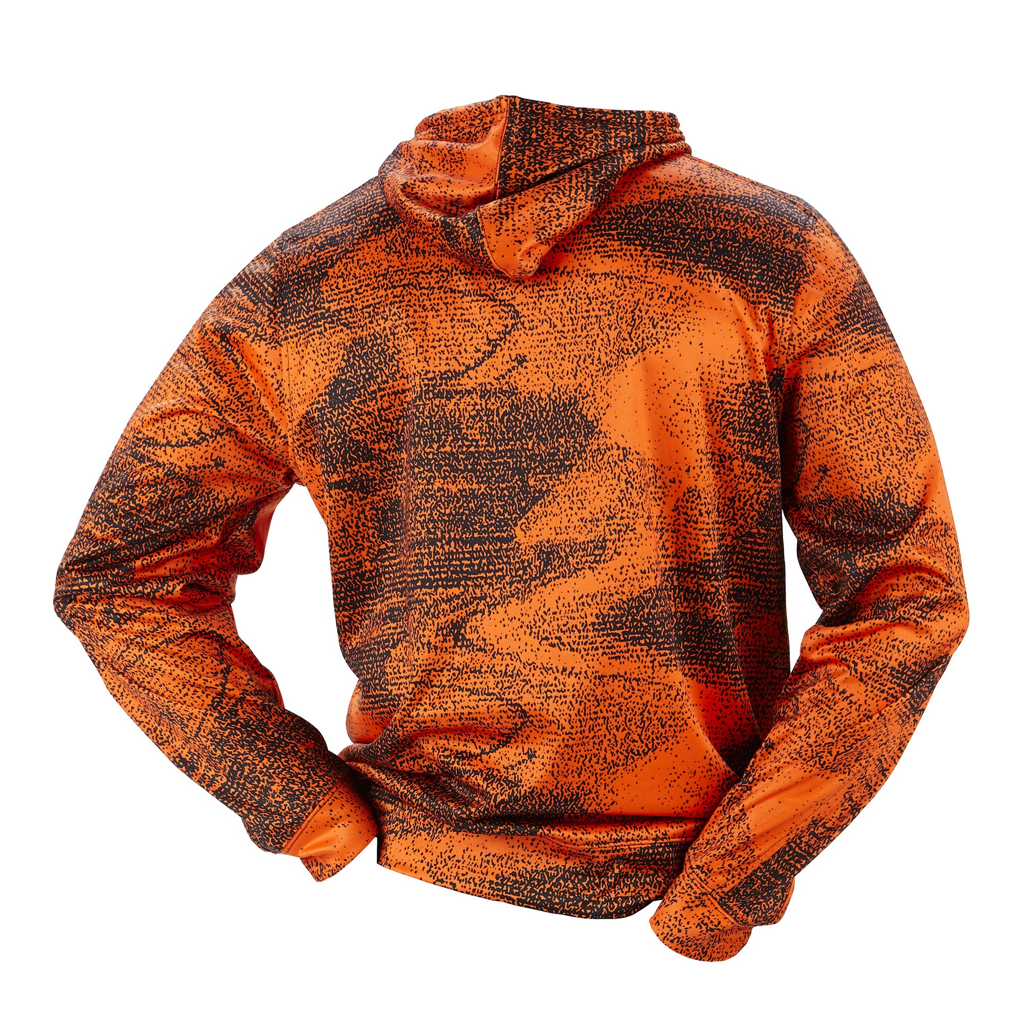 Hot! Officially Licensed Cincinnati Bengals Zubaz Men's NFL Static Hoodie