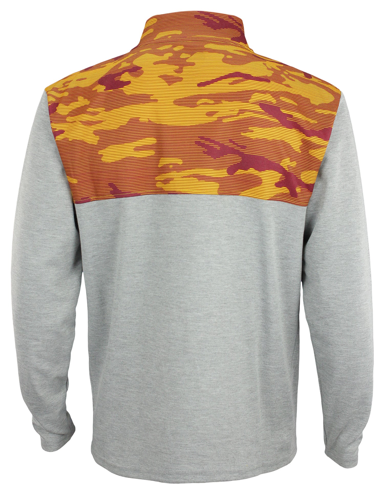 Hot Deal! Men's Zubaz 1/4 Zip Fleece Pullover with Camo Lines for Washington Football Team Fans