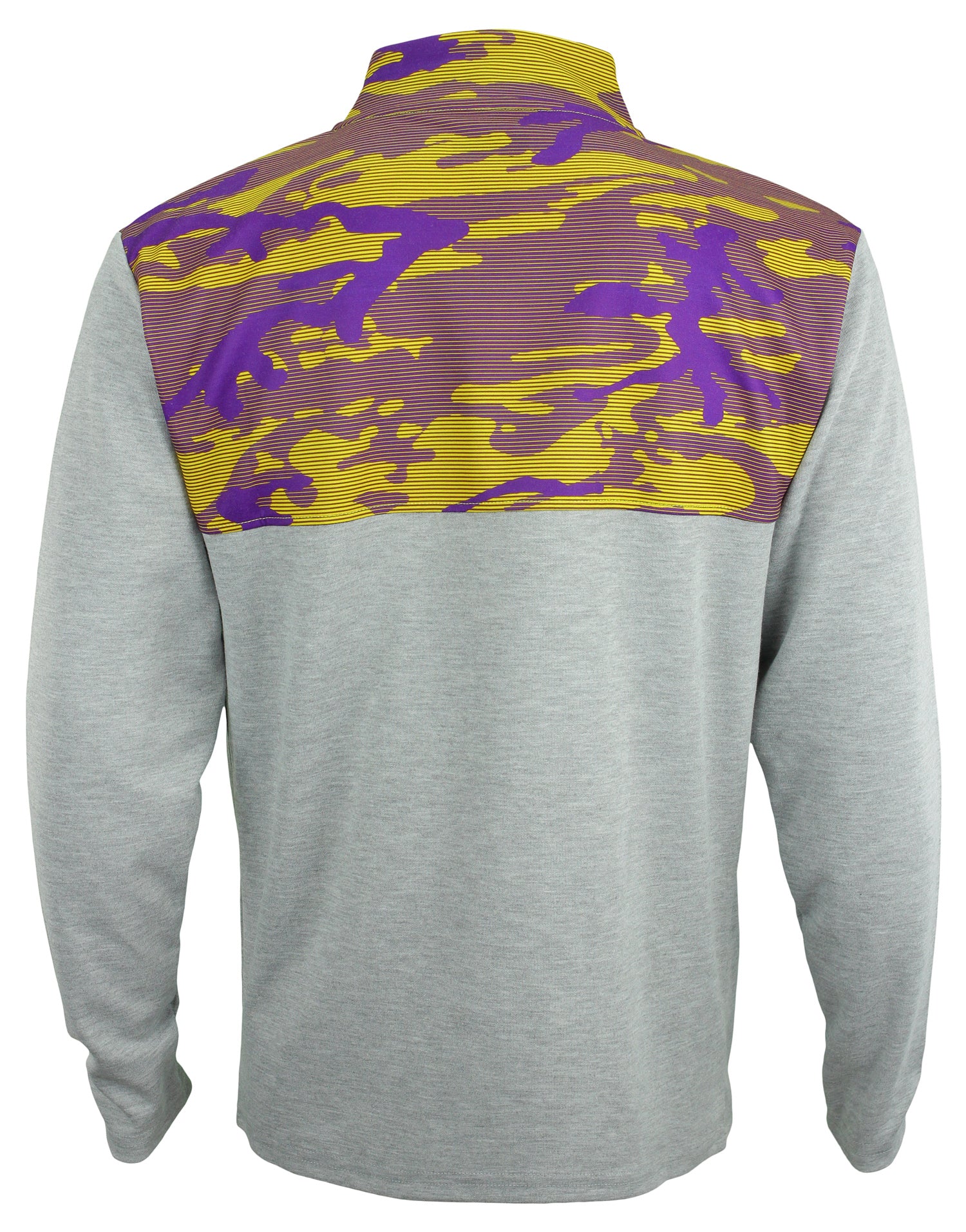 Hot! Zubaz Men's Minnesota Vikings 1/4 Zip Camo Fleece Pullover